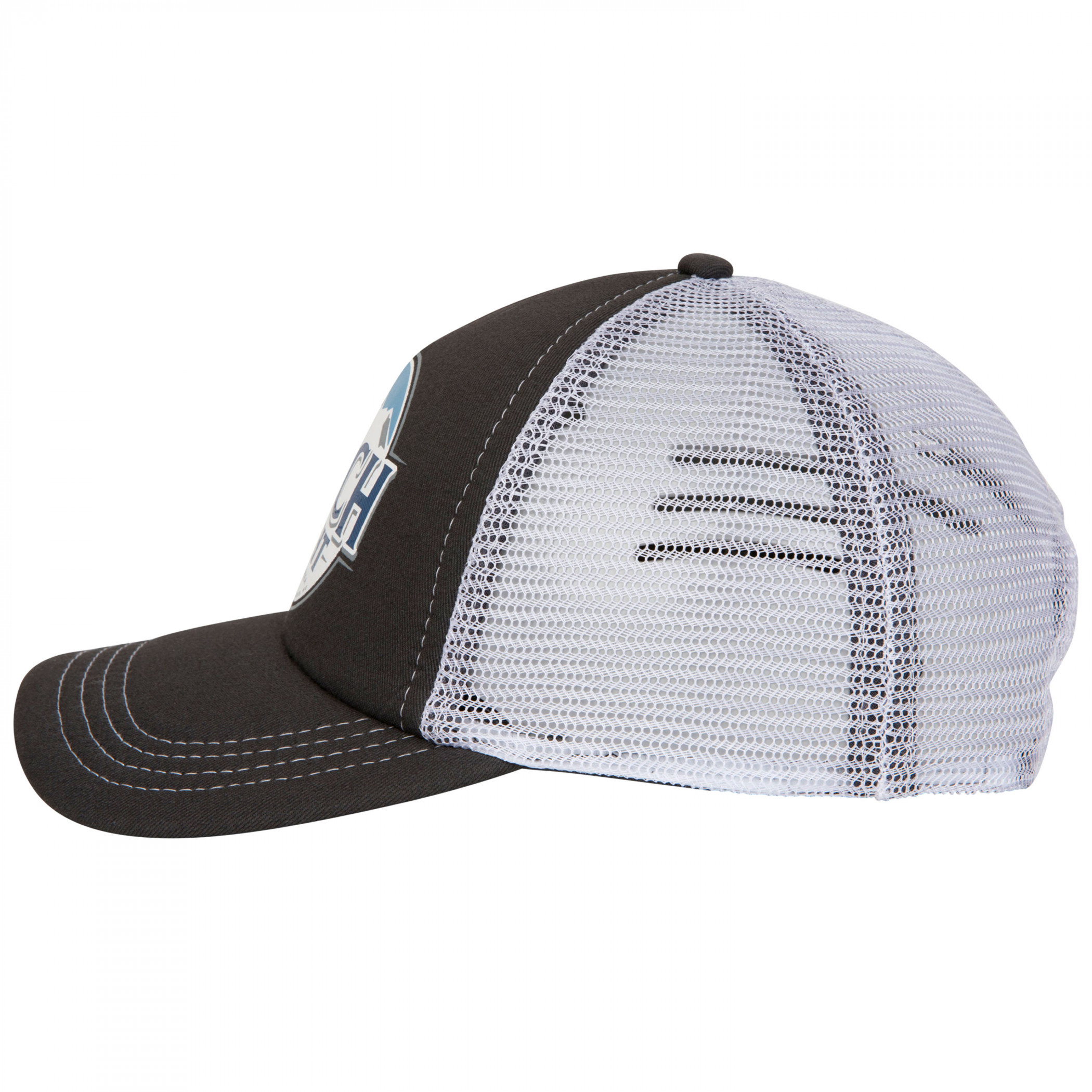 Busch Light Curved Brim Snapback Hat Grey