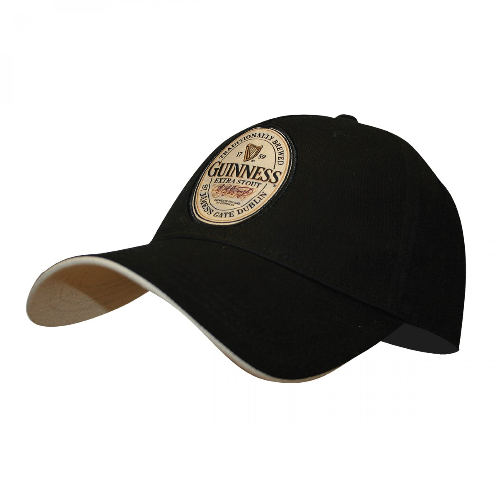 Guinness Black English Label Adjustable Hat