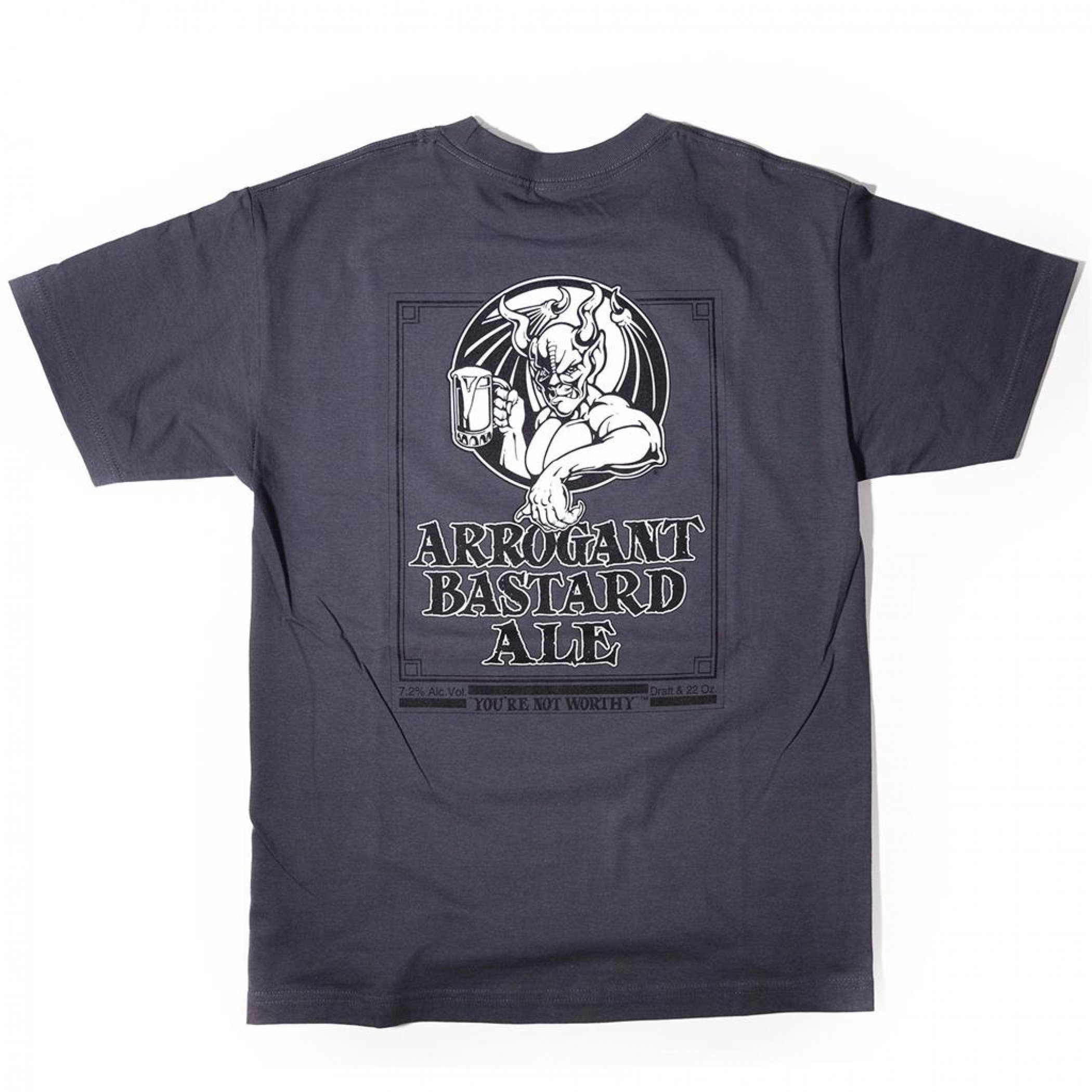 Arrogant Bastard Grey Logo T-Shirt