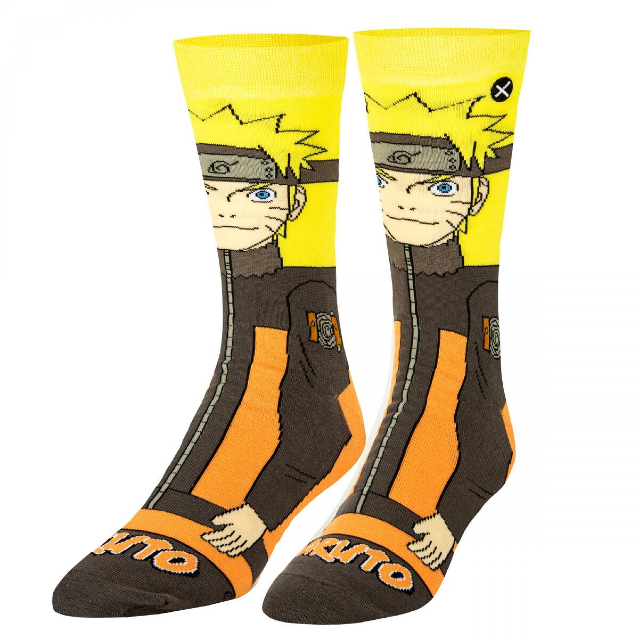 Naruto Uzumaki 360 Character Crew Socks