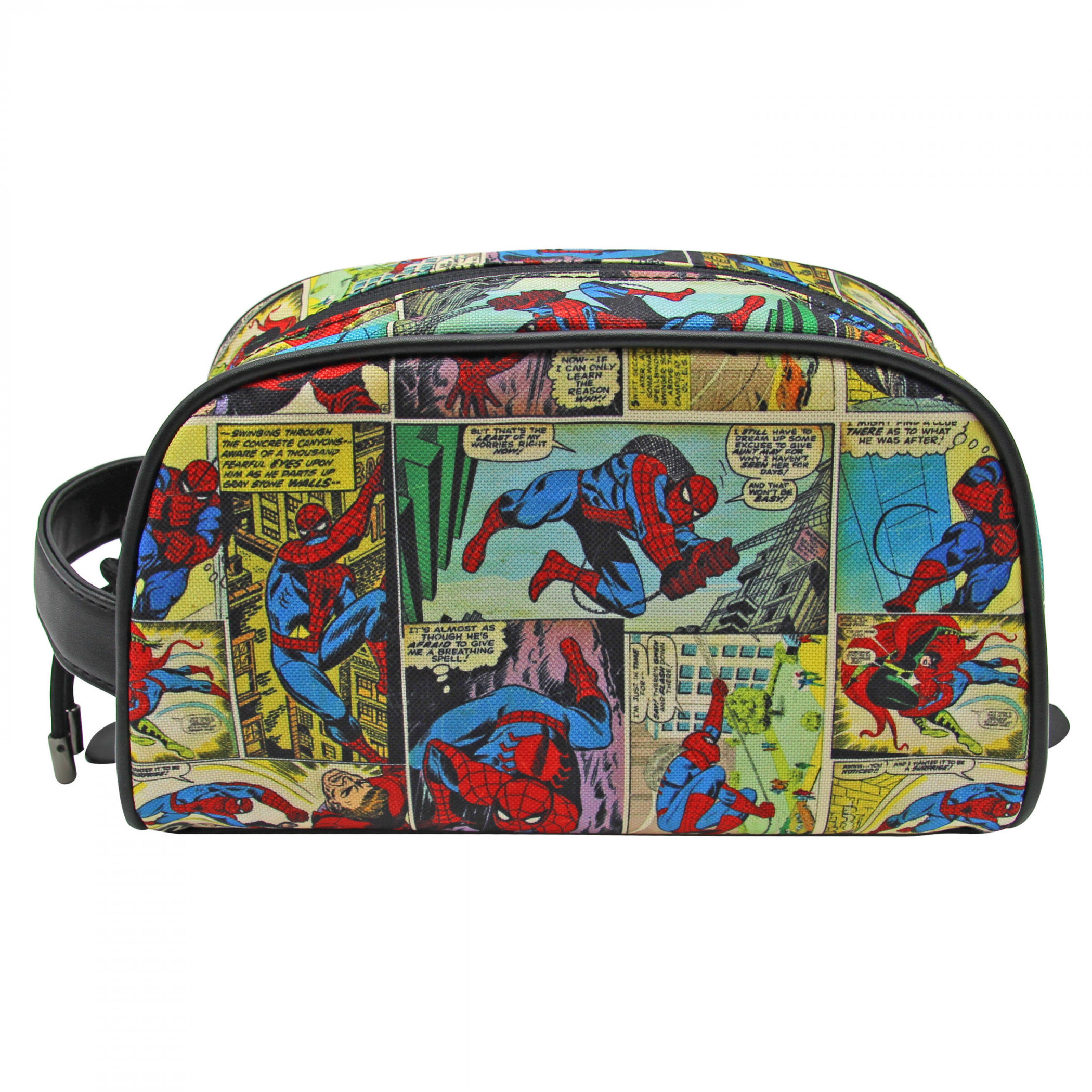 Spider-Man Retro Comic Panels Toiletry Bag