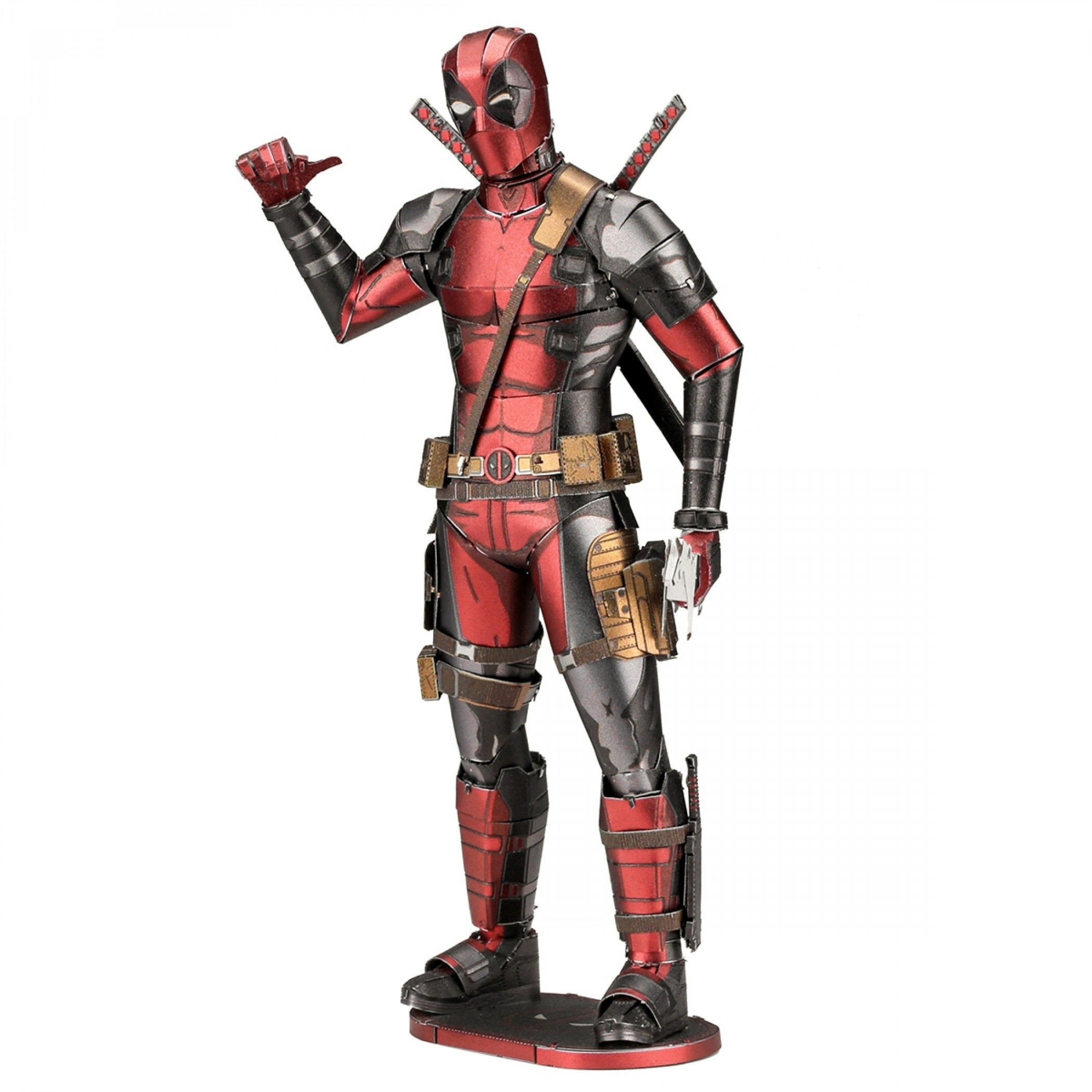 Marvel Deadpool Character Premium Color 3D Metal Earth Model Kit