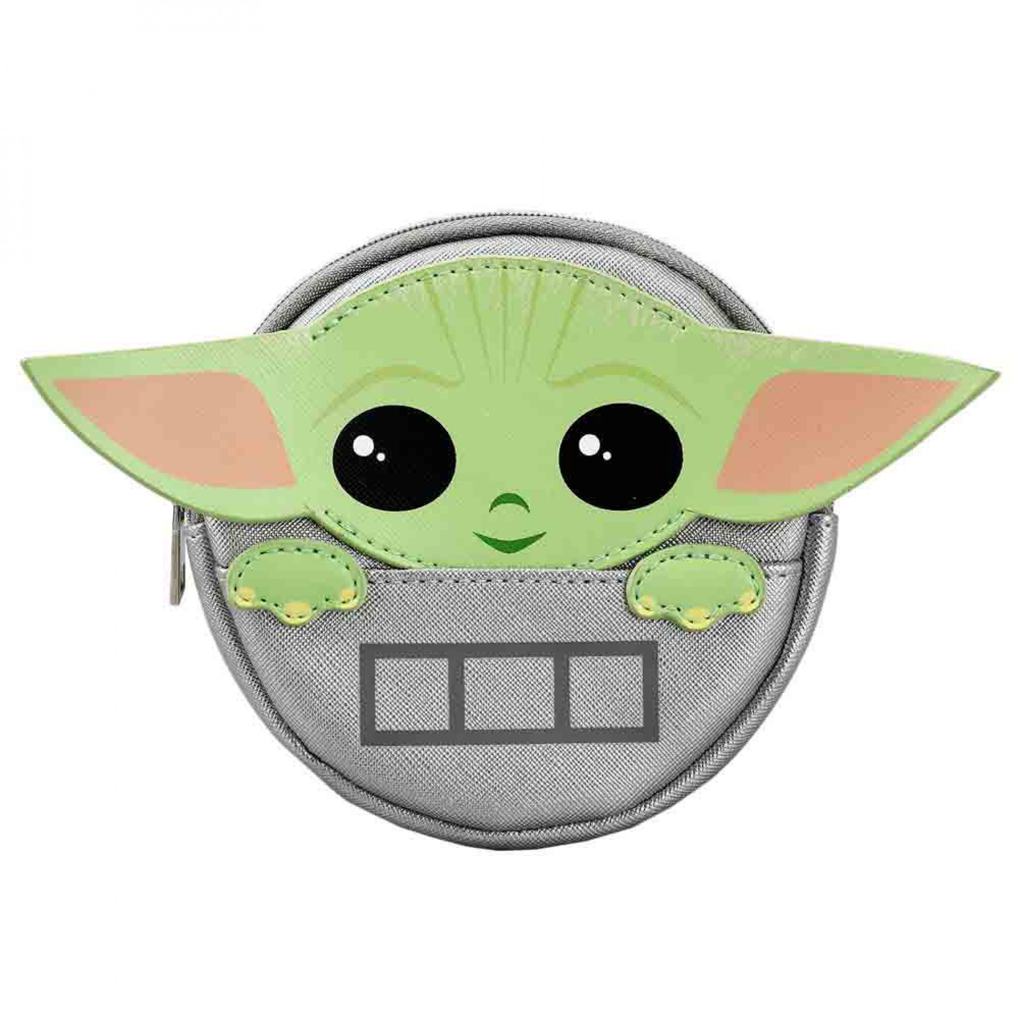 Concept One Portafoglio Bifold In Ecopelle Star Wars The Mandalorian - Grogu (The Child) - Con Custodia In Latta Decorativa - 12,7 X 10,2 Cm