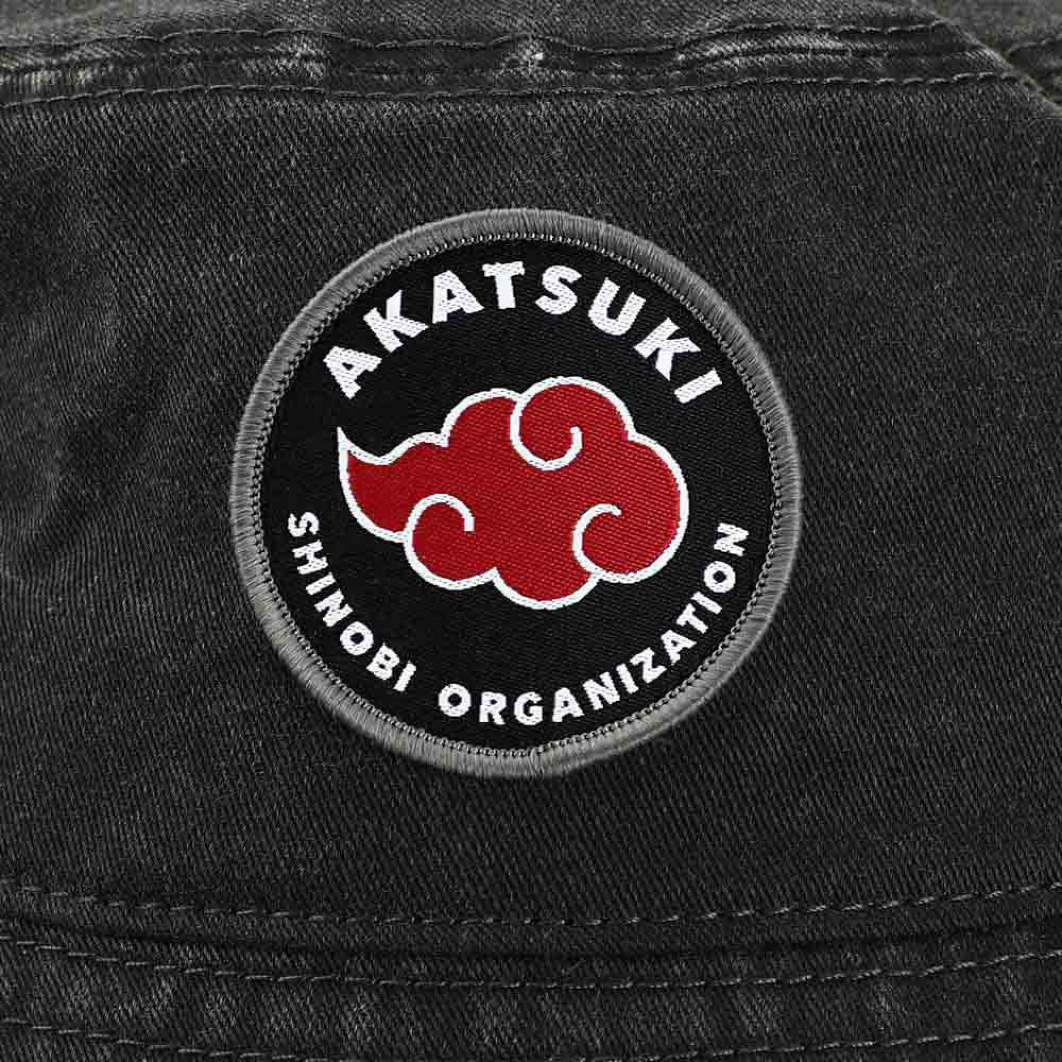 Naruto Akatsuki Shinobi Organization Pigment Dye Bucket Hat