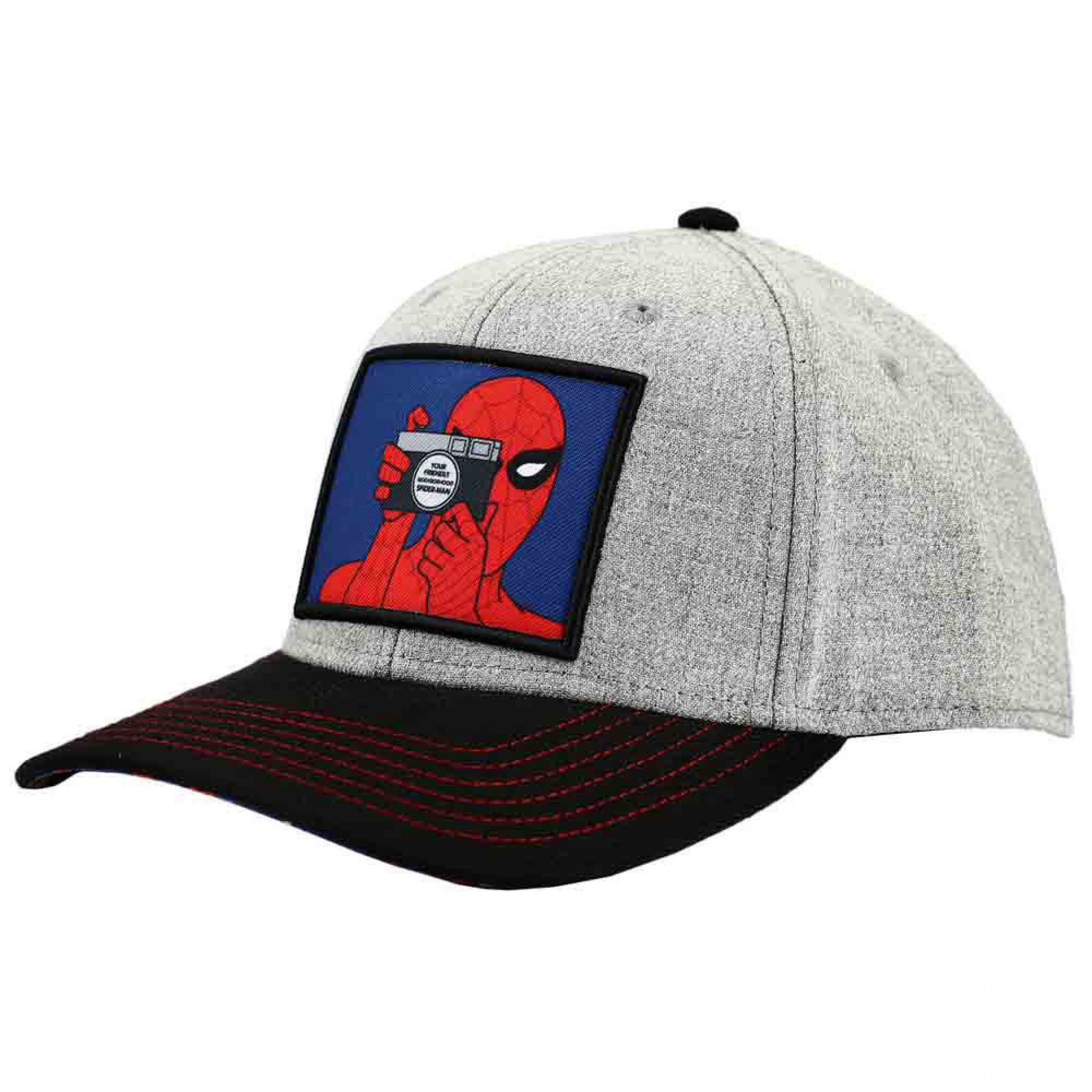 Marvel Comics Classic Spider-Man Patch Pre-Curved Snapback Hat