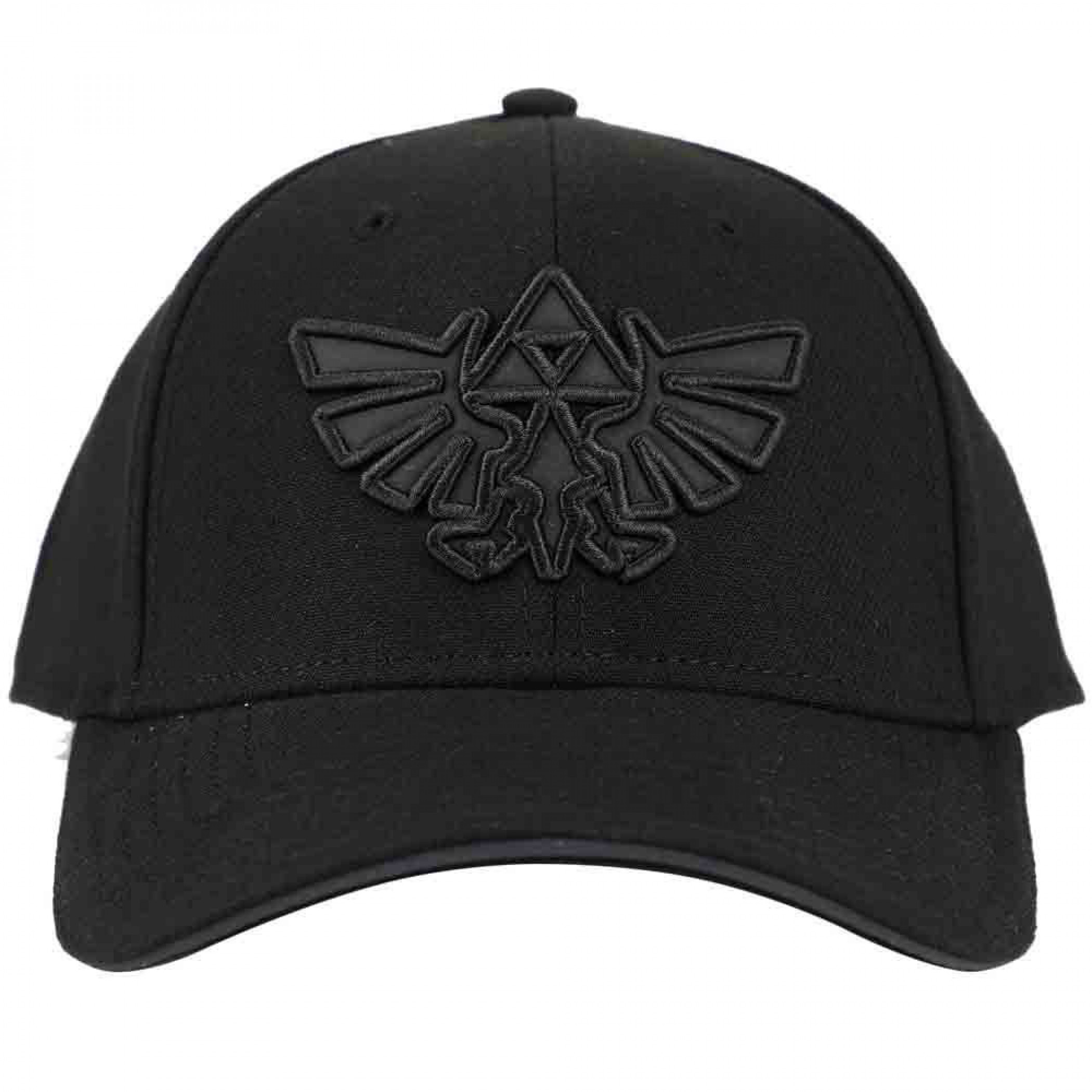 Legend of Zelda Triforce Embroidered Logo Curved Bill Snapback Hat