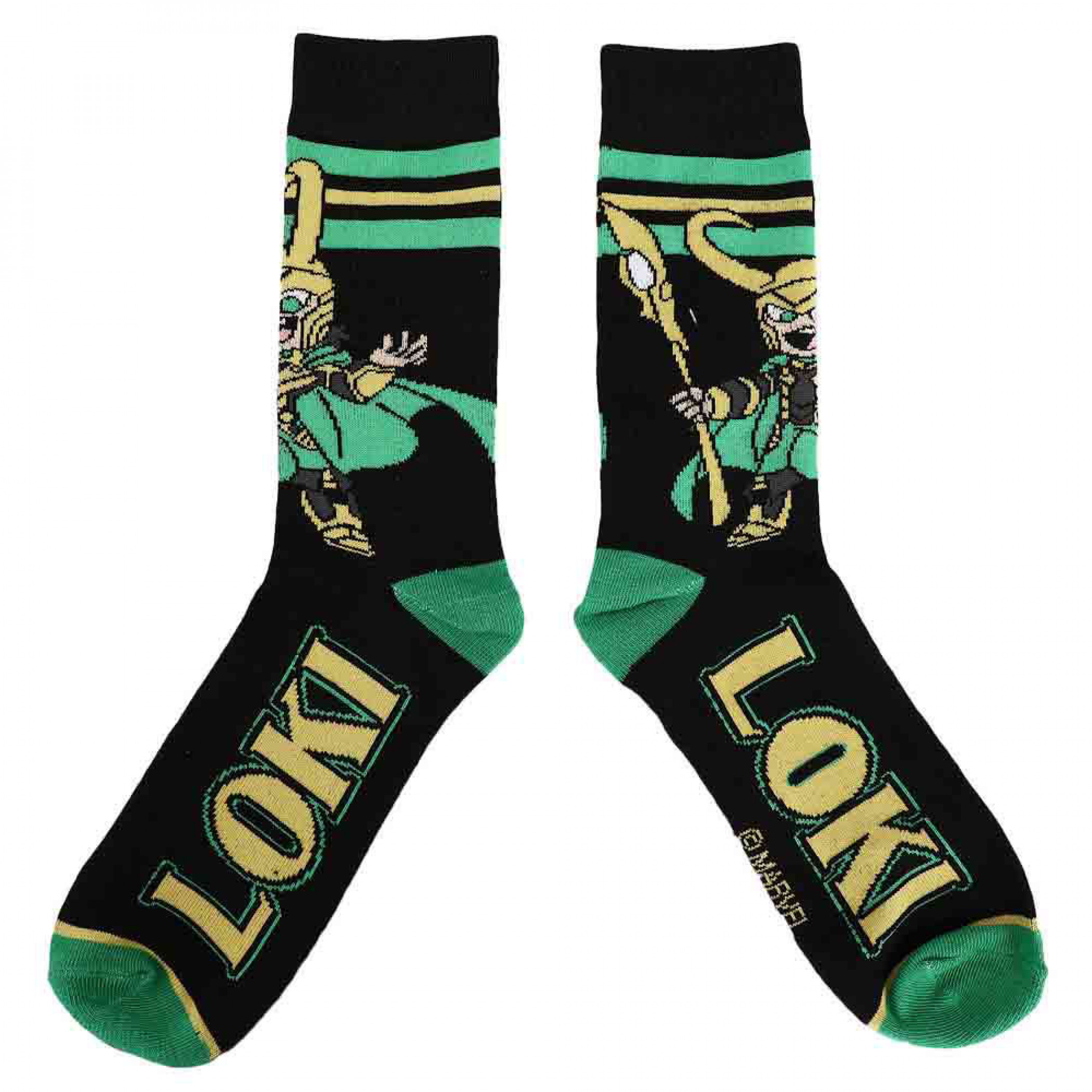 Marvel Studios Loki Series Chibi Character Print Crew Socks
