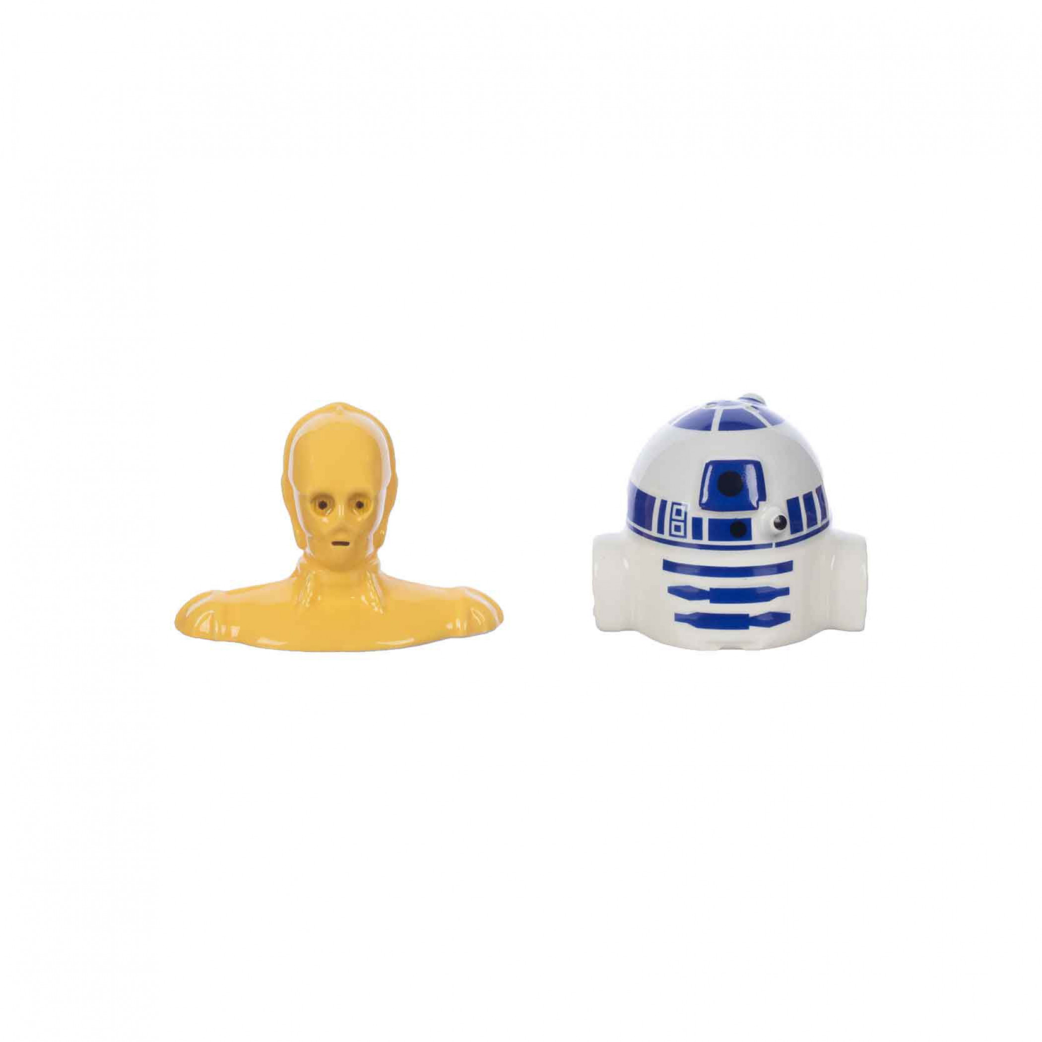 Star Wars R2-D2 & C-3PO Sculpted Ceramic Salt & Pepper Shaker Set