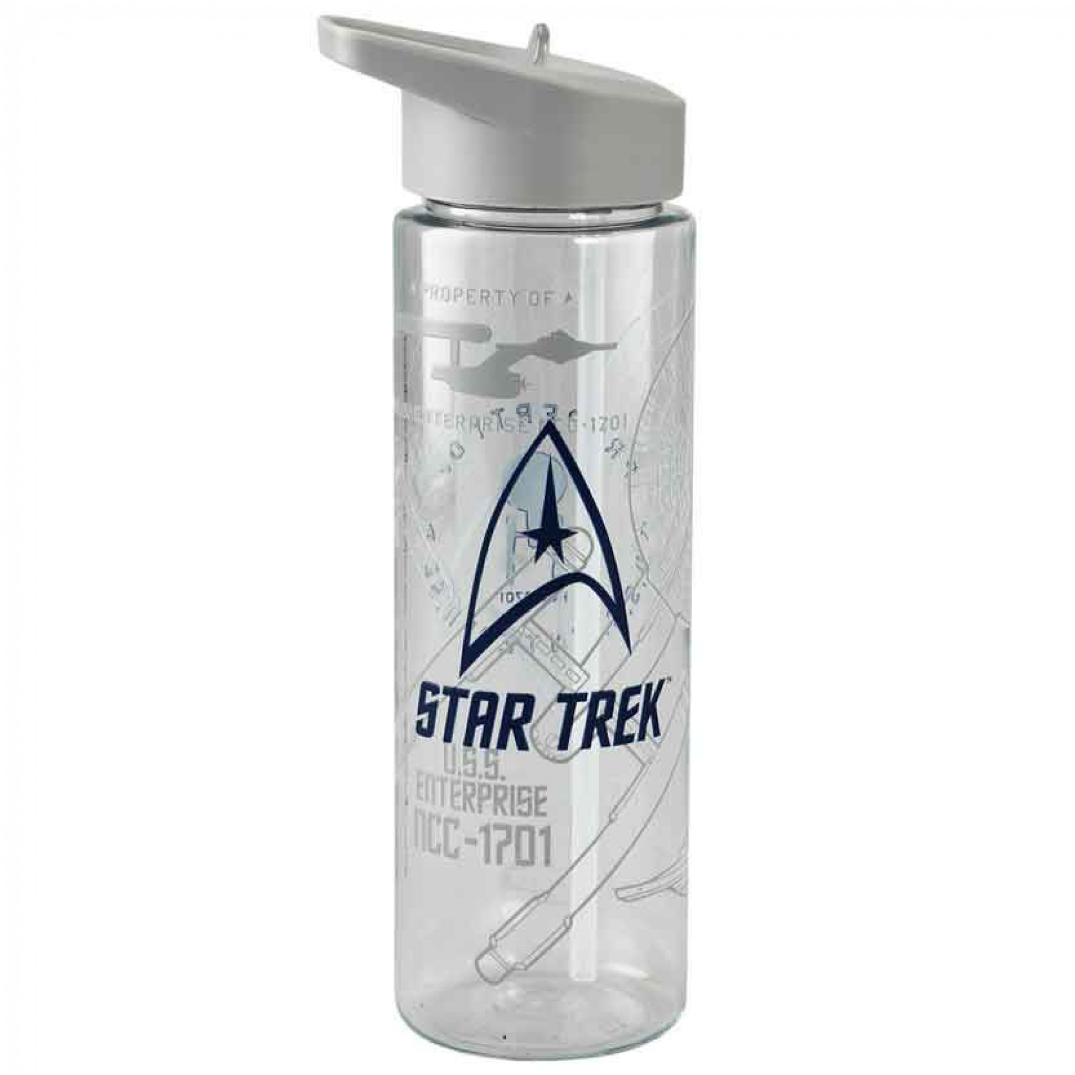 Star Trek U.S.S. Enterprise 24oz. Single-Wall Tritan Water Bottle