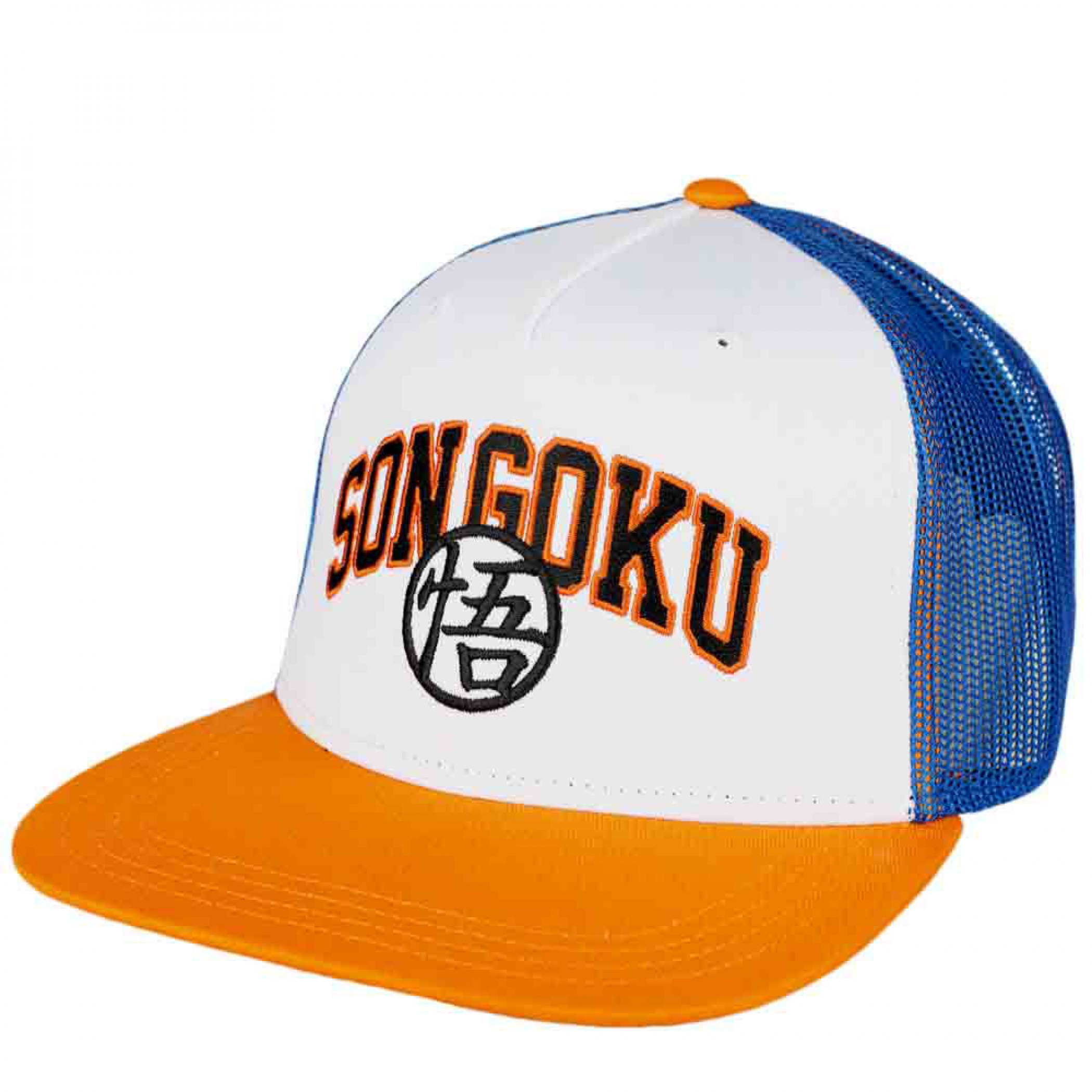 Dragon Ball Z Son Goku Embroidered & Enlightenment Kanji Snapback Hat