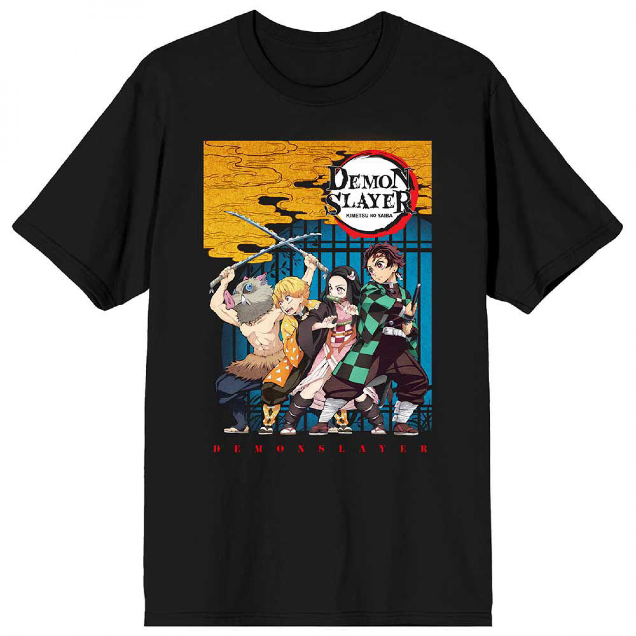 Demon Slayer Kimetsu No Yaiba Character Line Up T-Shirt