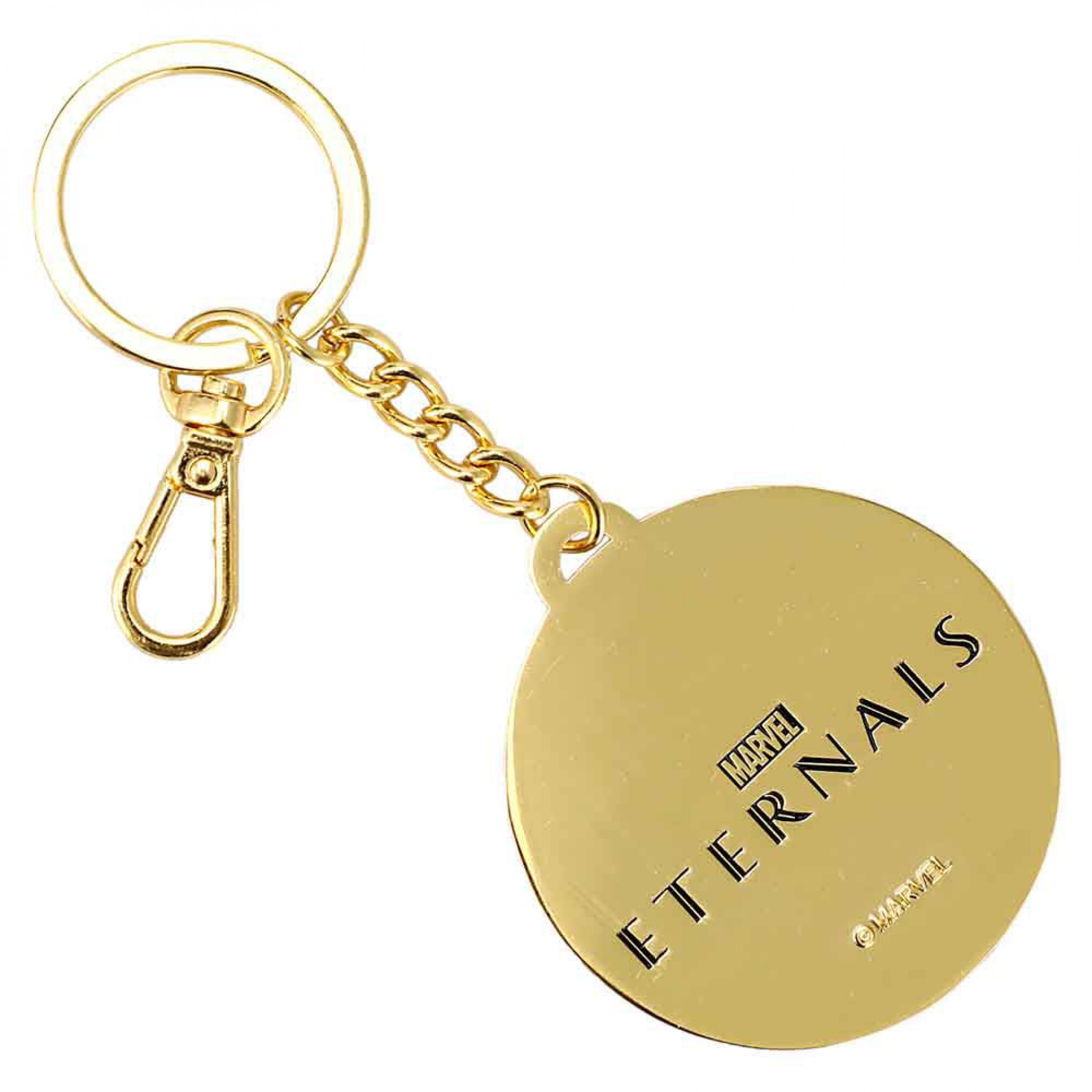 Marvel The Eternals Galactic Gold Metal Keychain