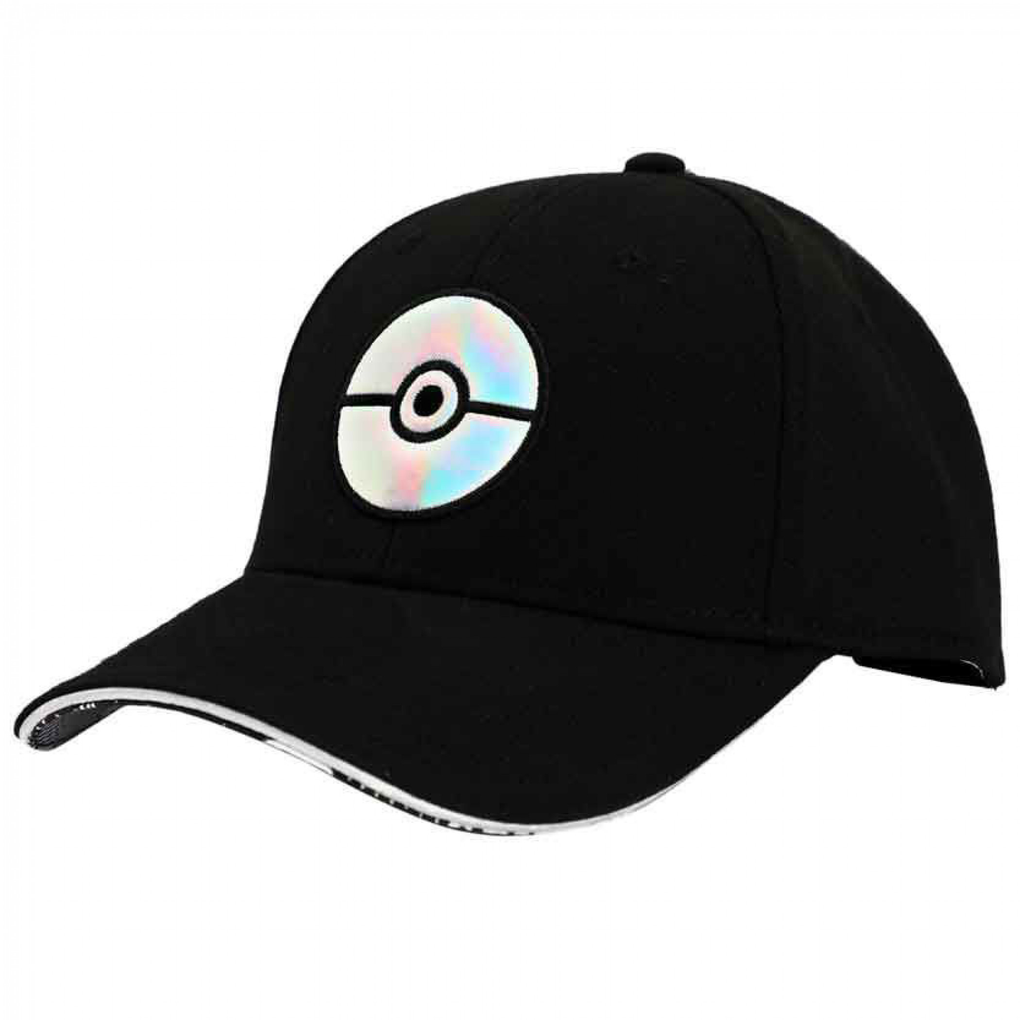 Pokemon Pokeball Holographic Elite Flex Pre-Curved Snapback Hat