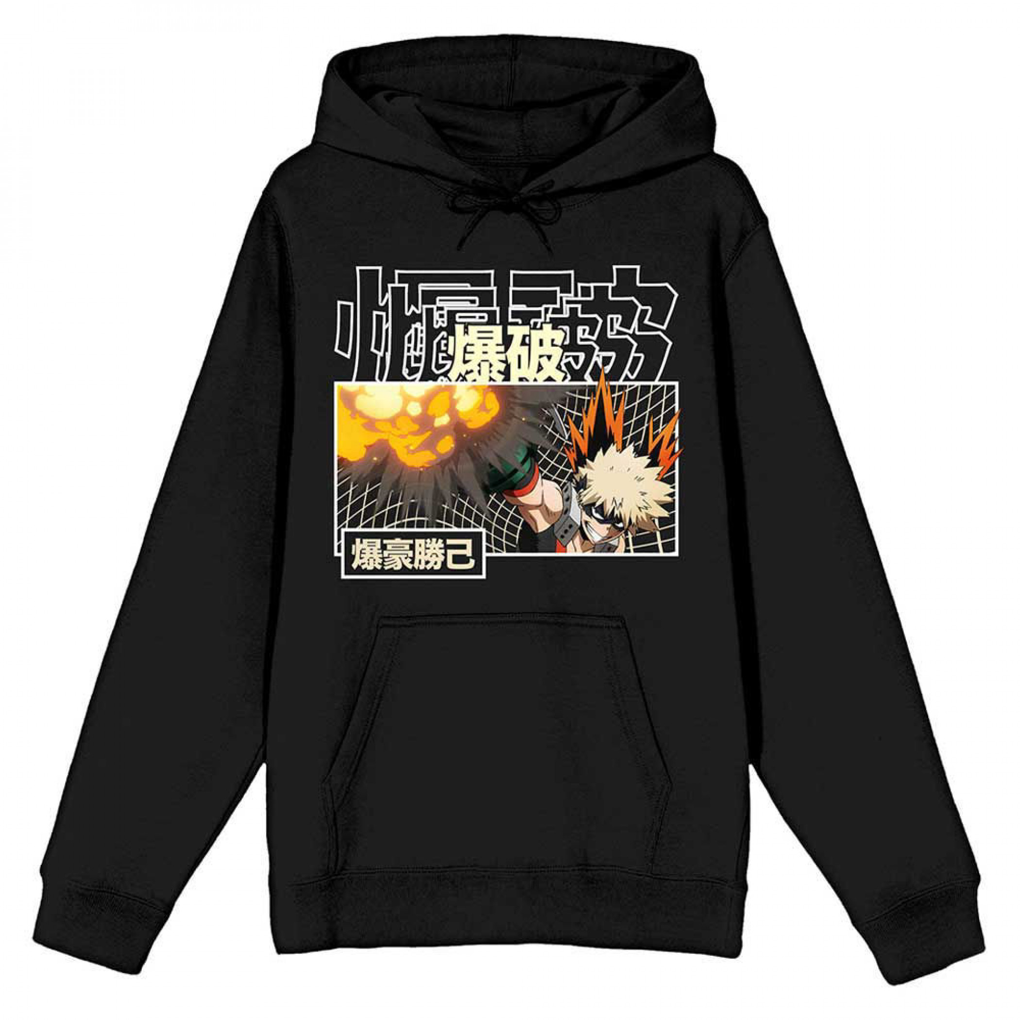 My Hero Academia Bakugo Katsuki Bakuhatsu Pull Over Hoodie