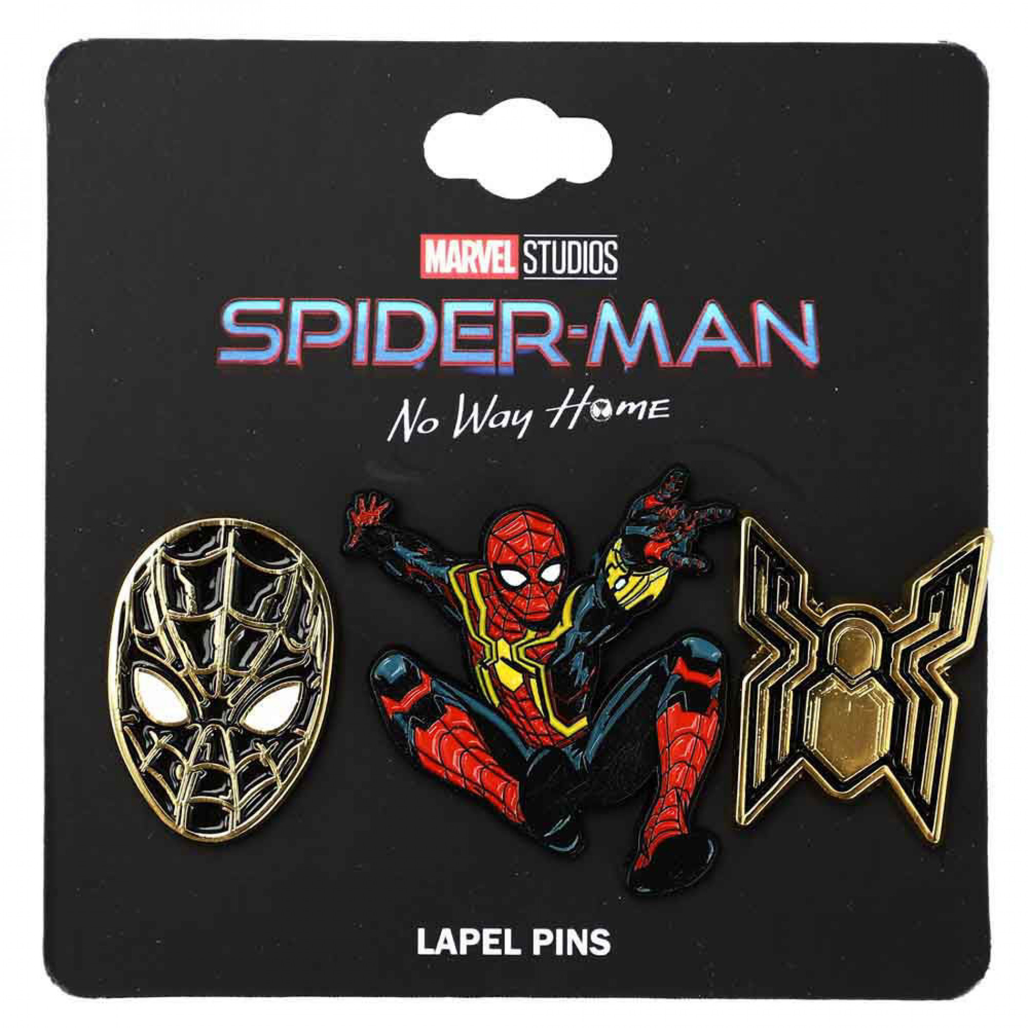 Marvel Comics Spider-Man No Way Home Suit Up Lapel Pin Set