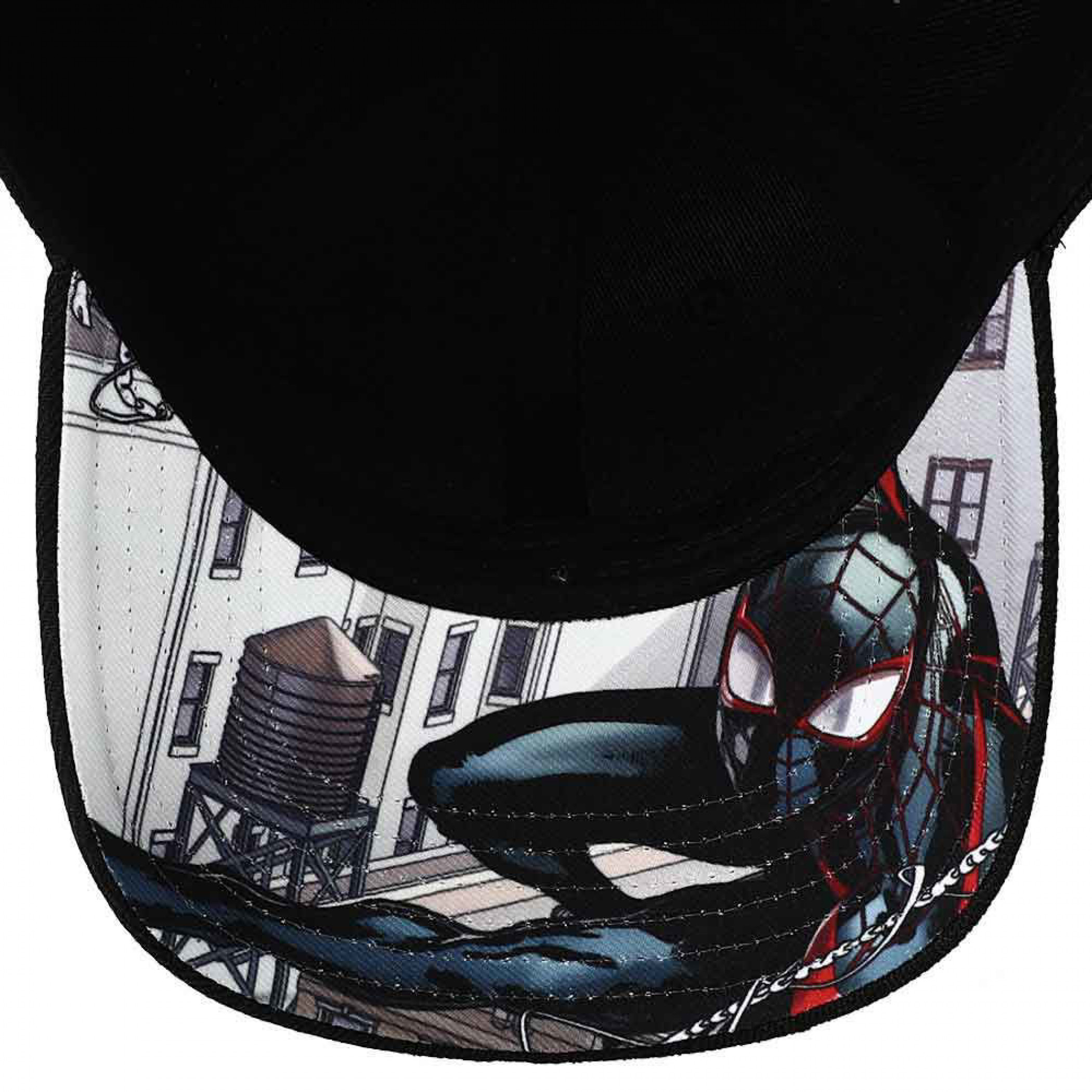 Marvel Comics Miles Morales Spider-Man Adjustable Curved Bill Snapback