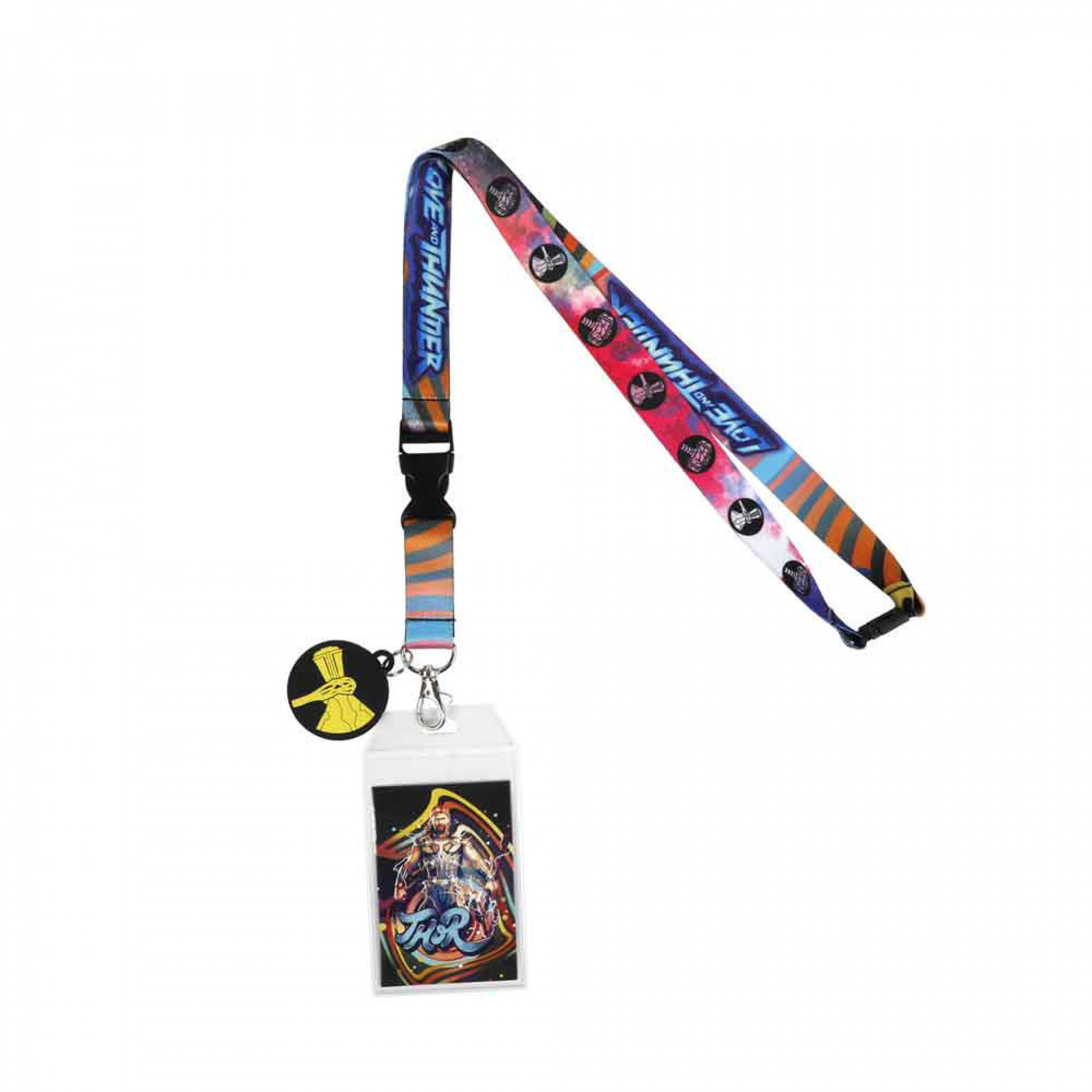 Thor Love and Thunder Lanyard with Rubber Charm