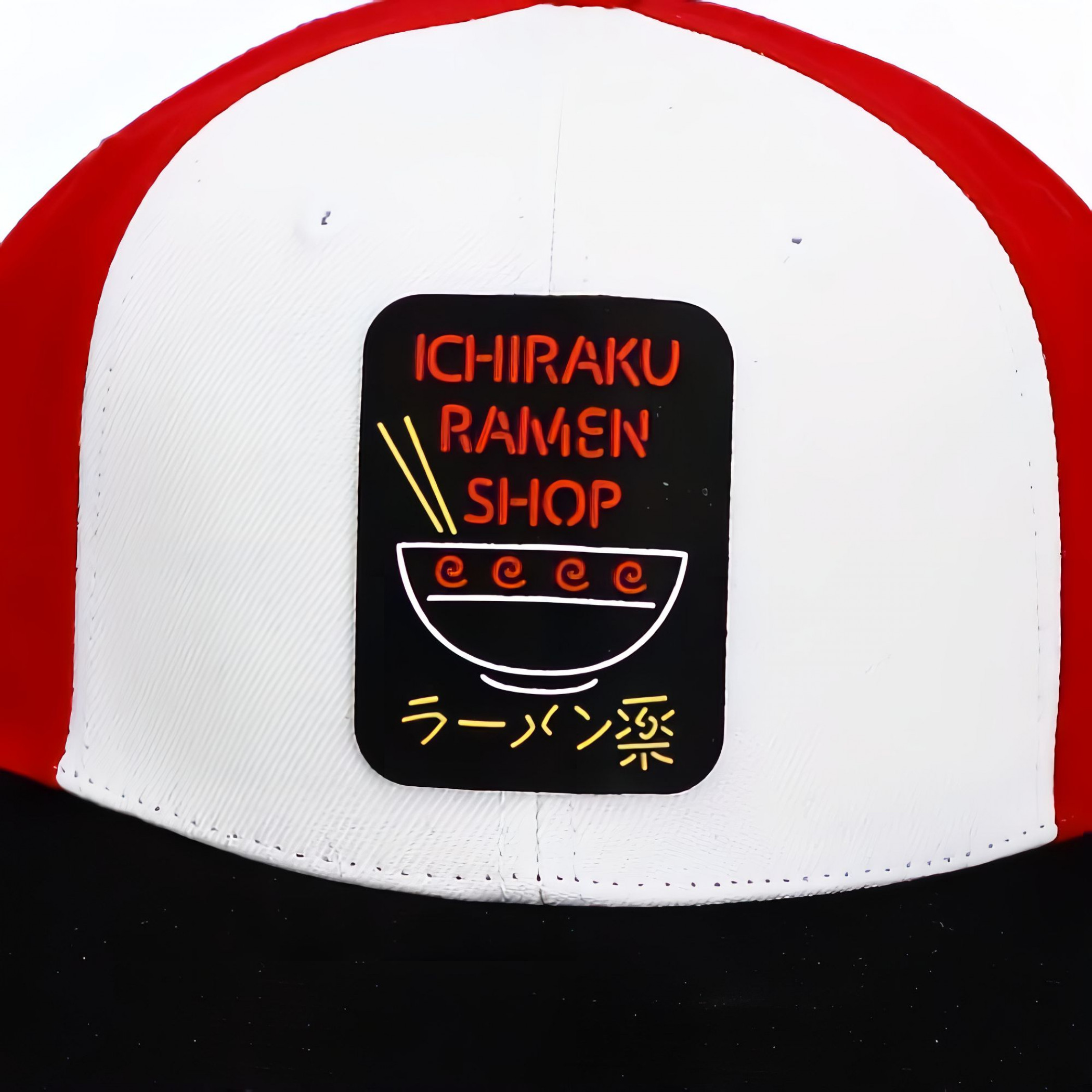 Naruto Ichiraku Ramen Shop Flat Bill Snapback Hat