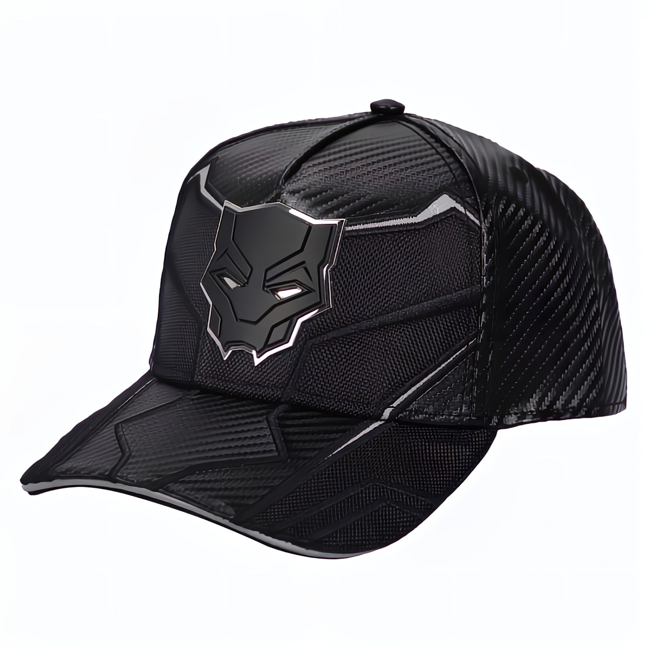 Black Panther Carbon Fiber Armor Snapback Hat