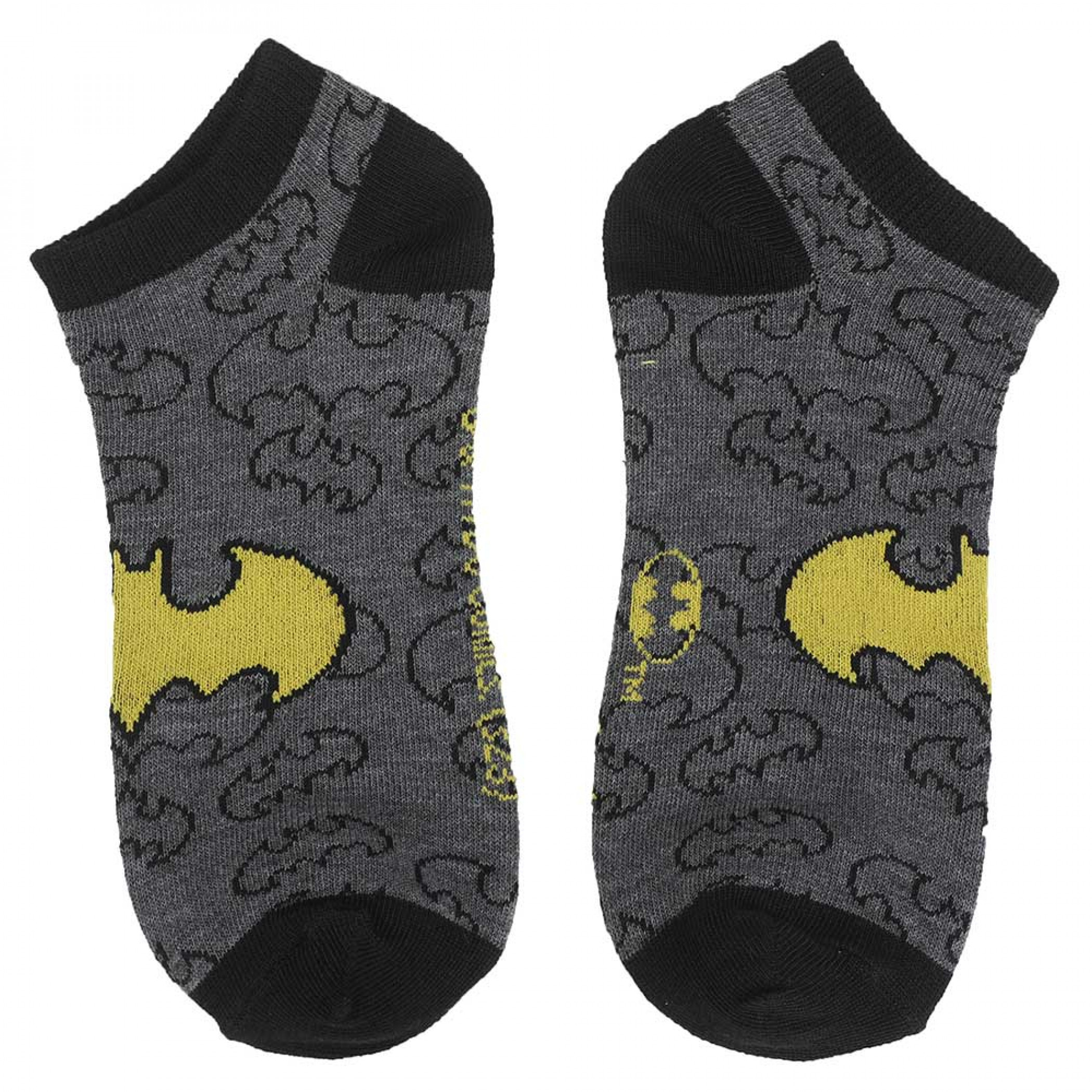 Batman Logos 5-Pair Pack of Ankle Socks