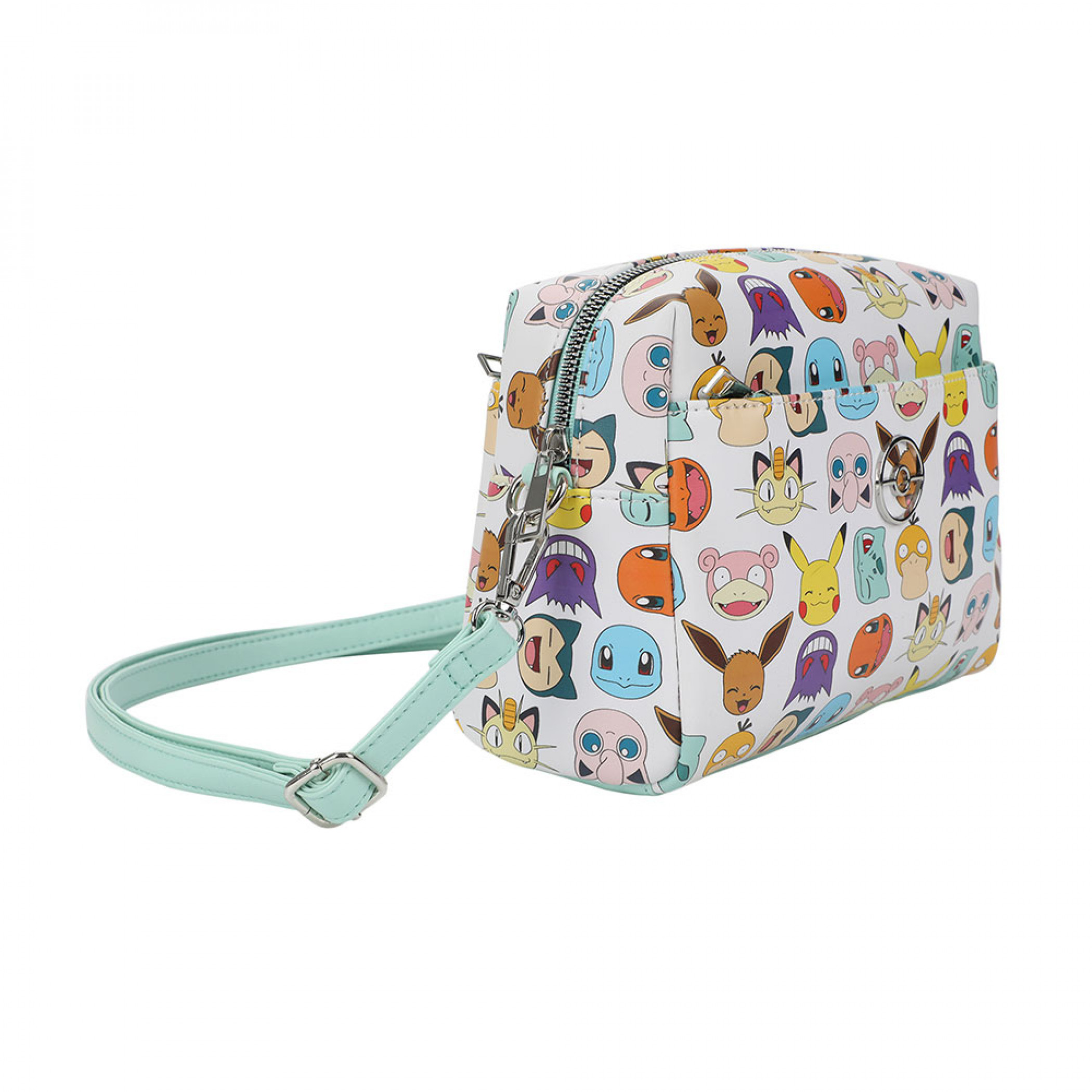 Pokemon Faces Crossbody Bag with Removable Strap