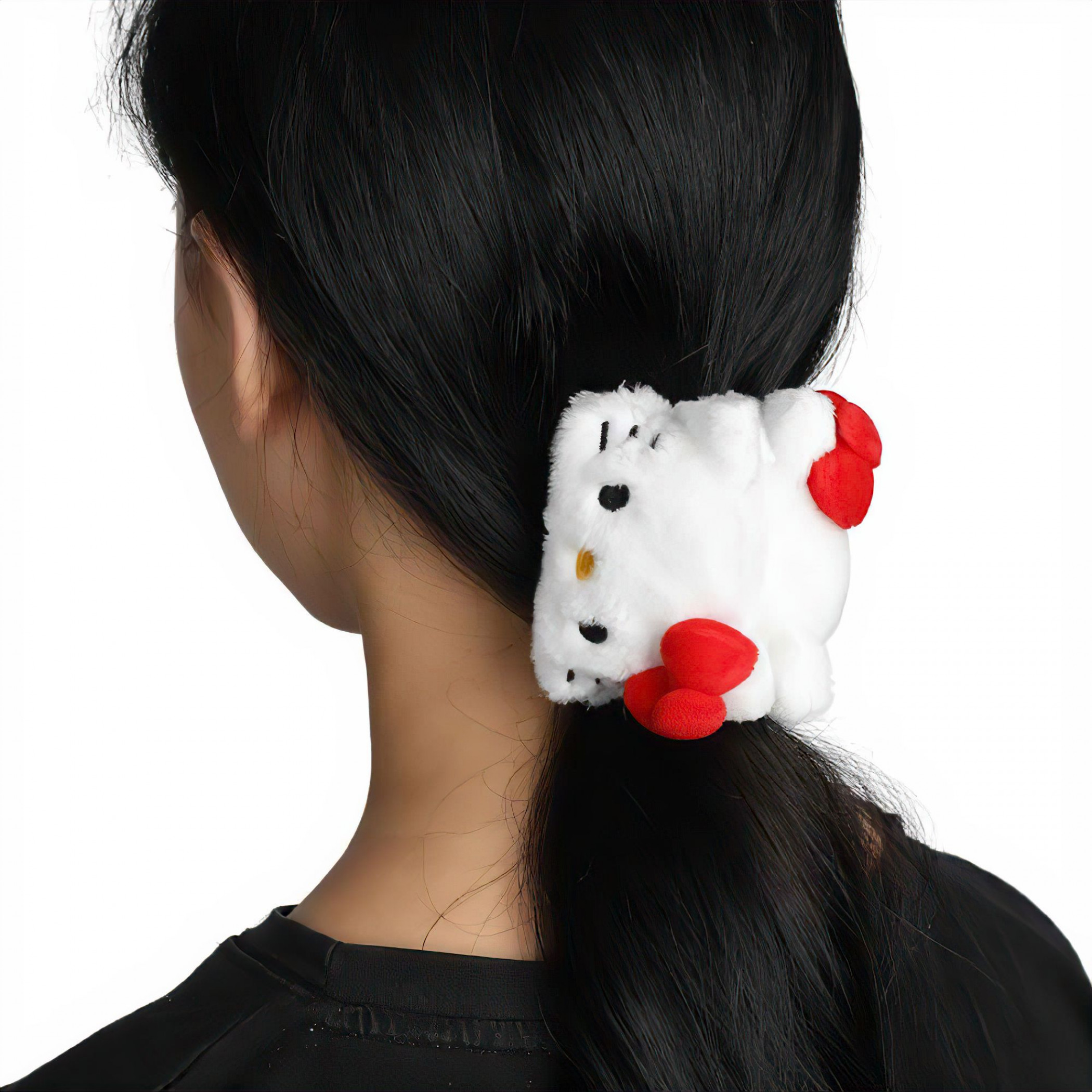 Hello Kitty 2-Pair Soft Hair Clip Set