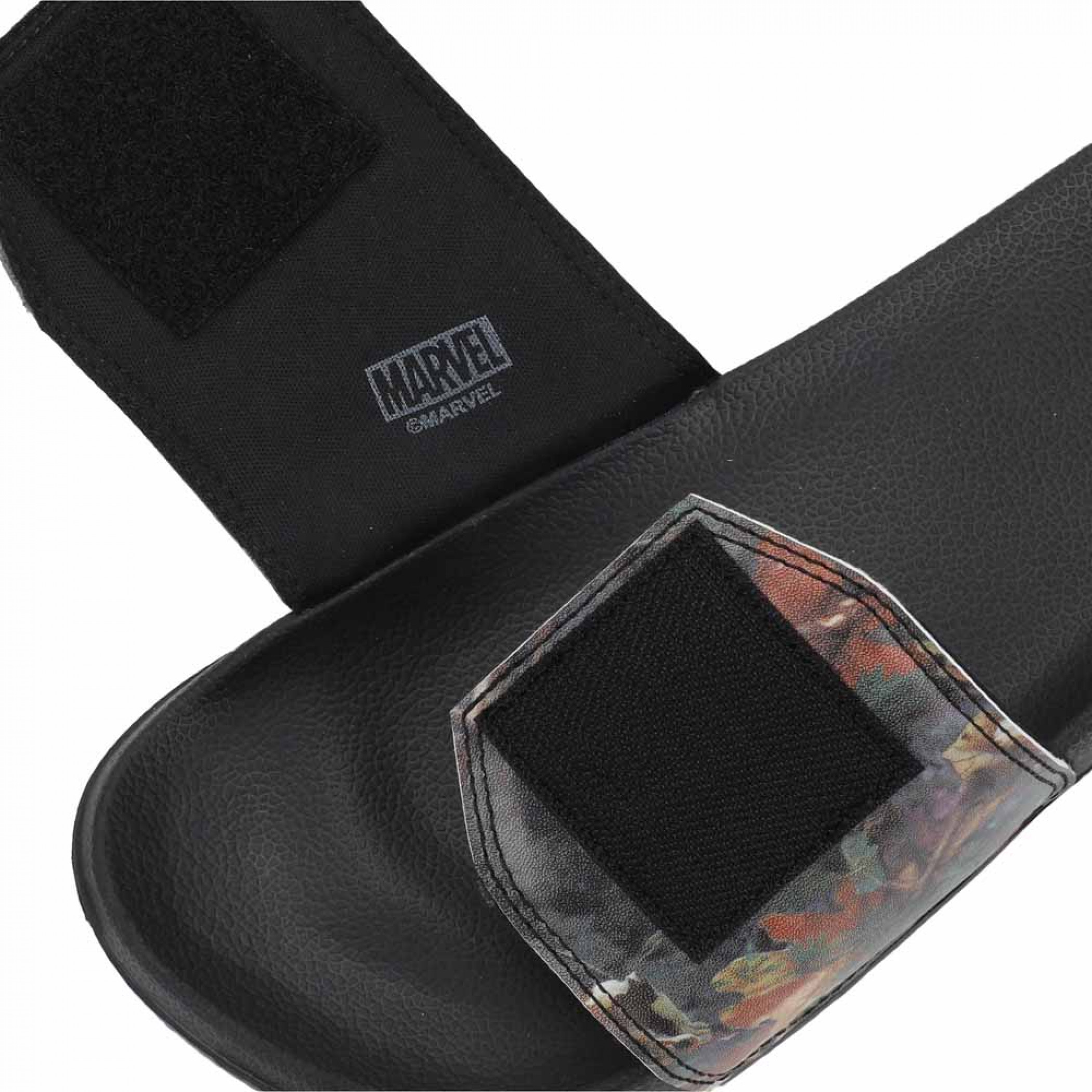 Punisher Logo Velcro Athletic Slide Sandals