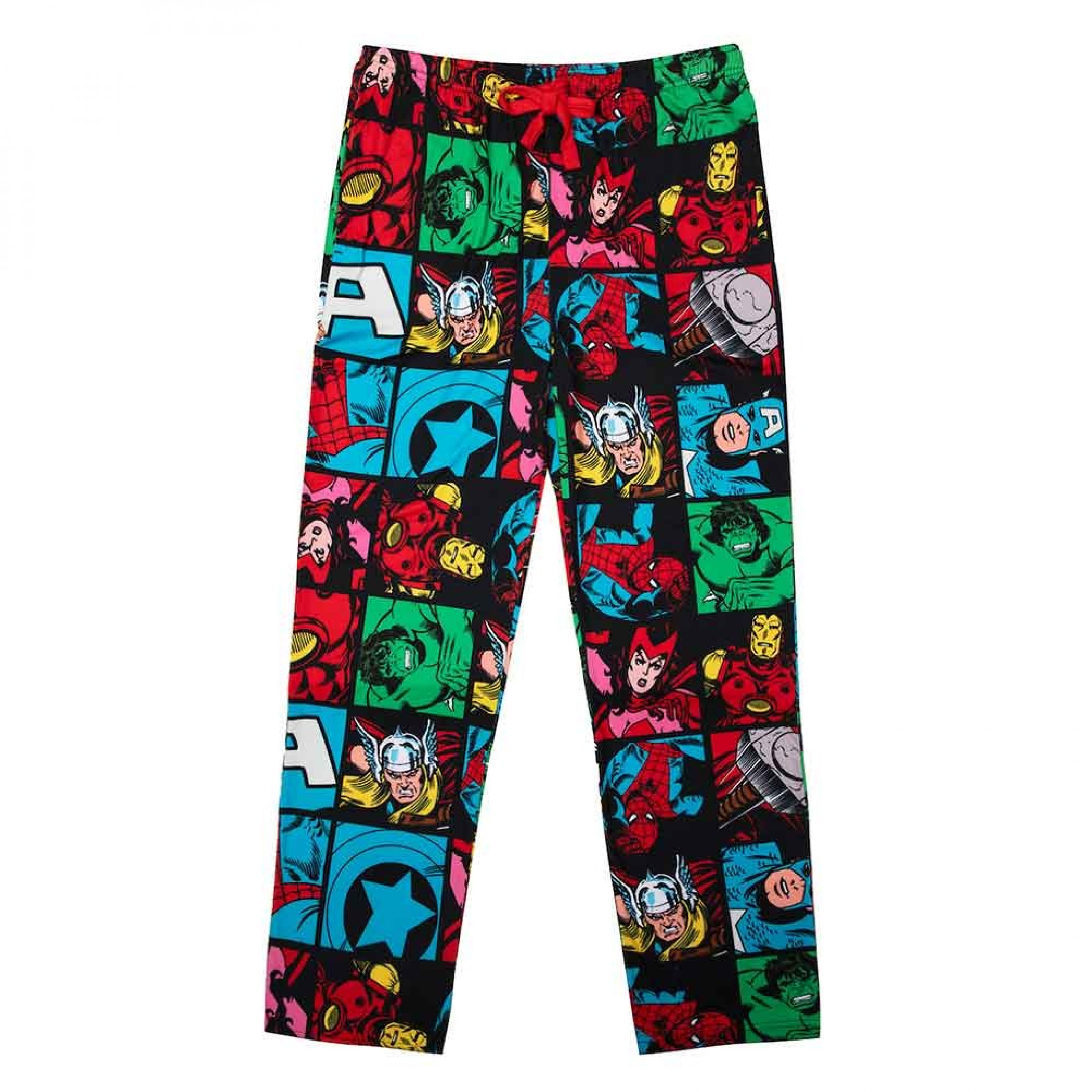 Marvel Brick Logo and Classic Avengers Art Loungewear Set