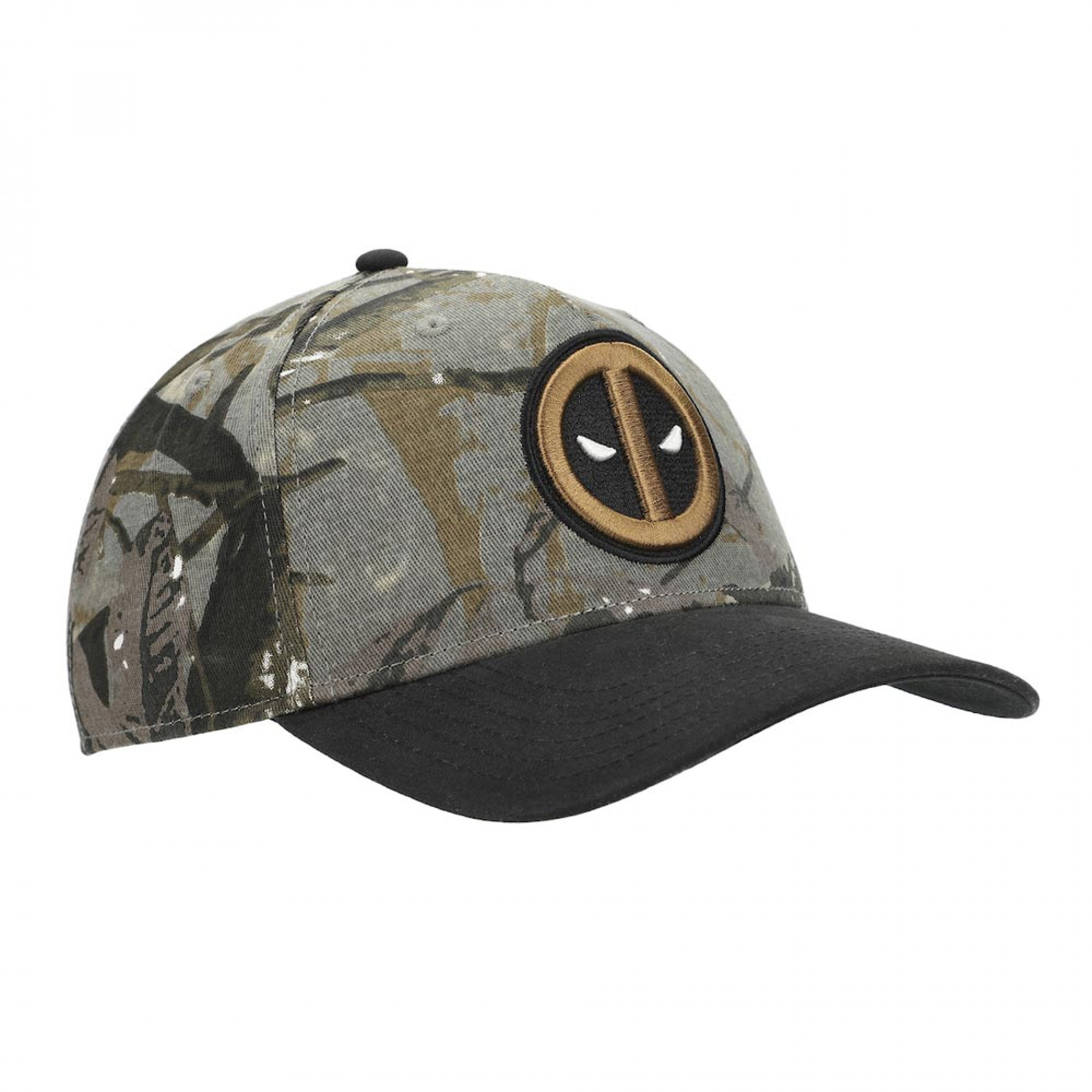 Deadpool Camo Logo Snapback Hat