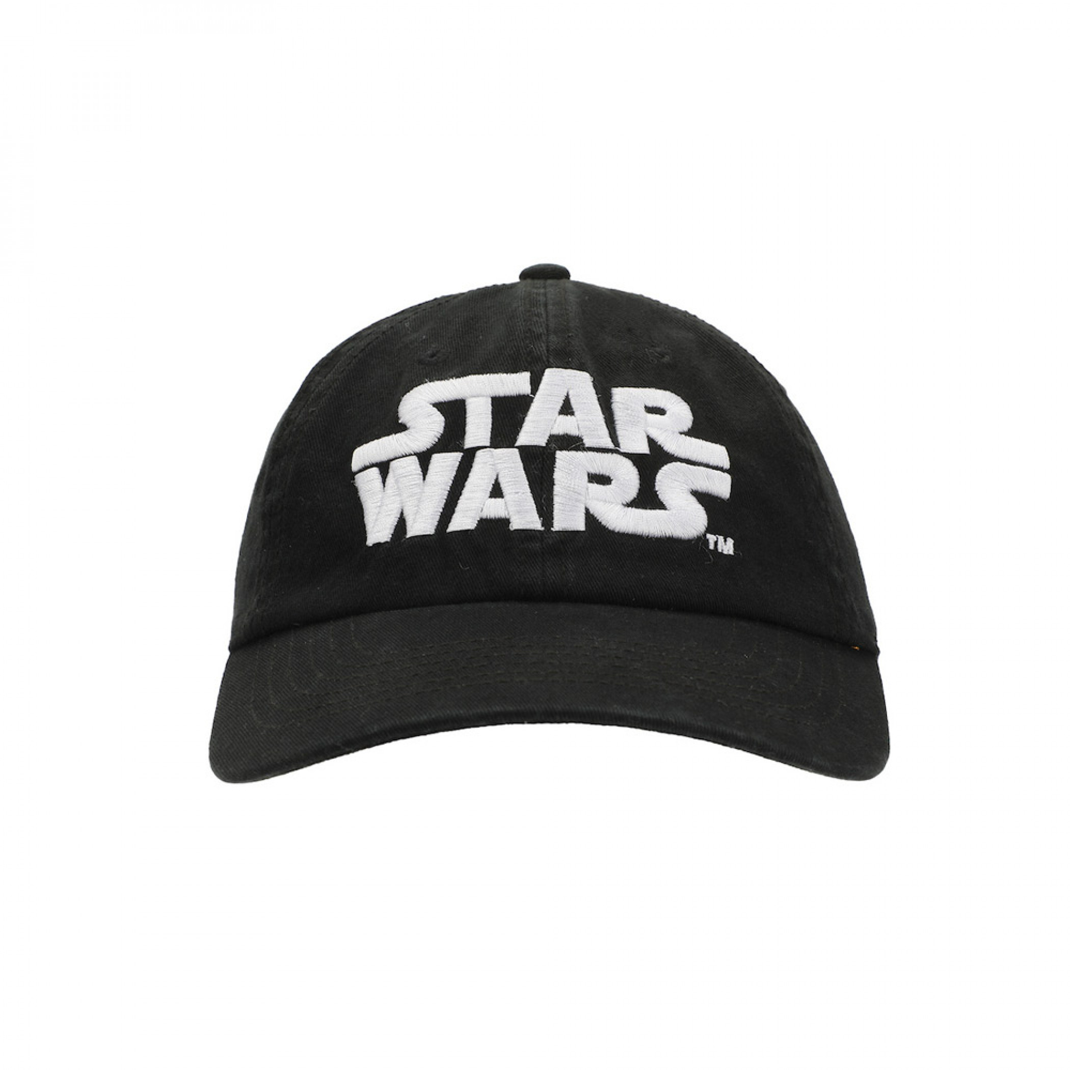 Star Wars Title Logo Embroidered Snapback Hat