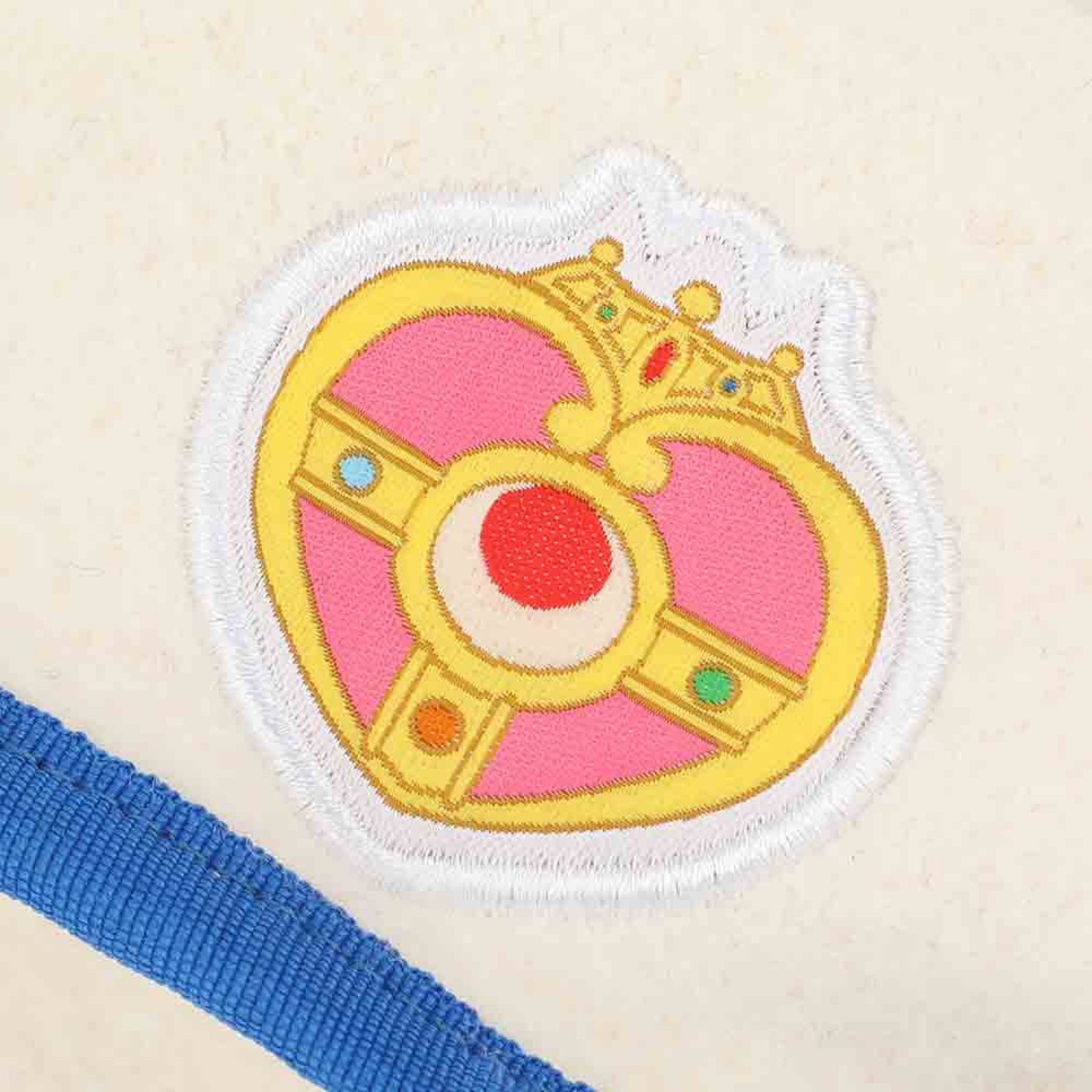 Sailor Moon Woven Label Patch Bow Beret