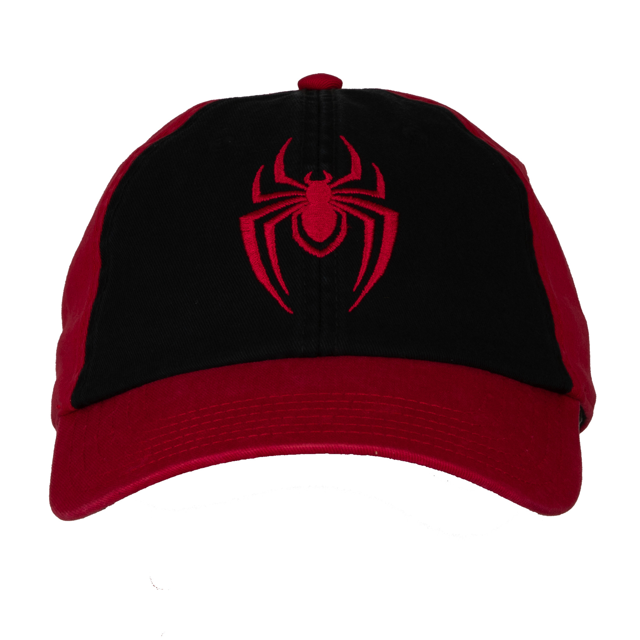 Miles Morales Ultimate Spider-Man Symbol Round Brim Adjustable Dad Hat