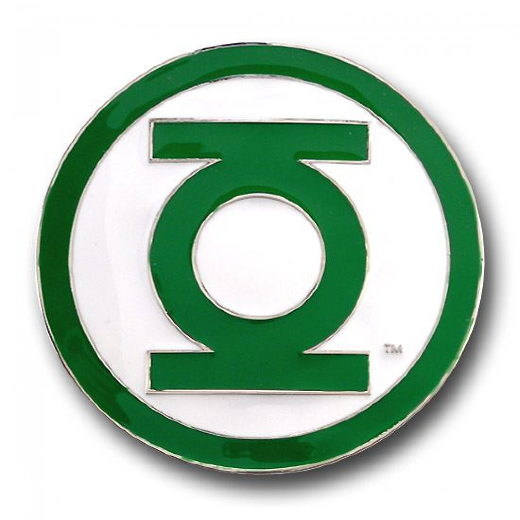 Green Lantern Belt Buckle Green Edge