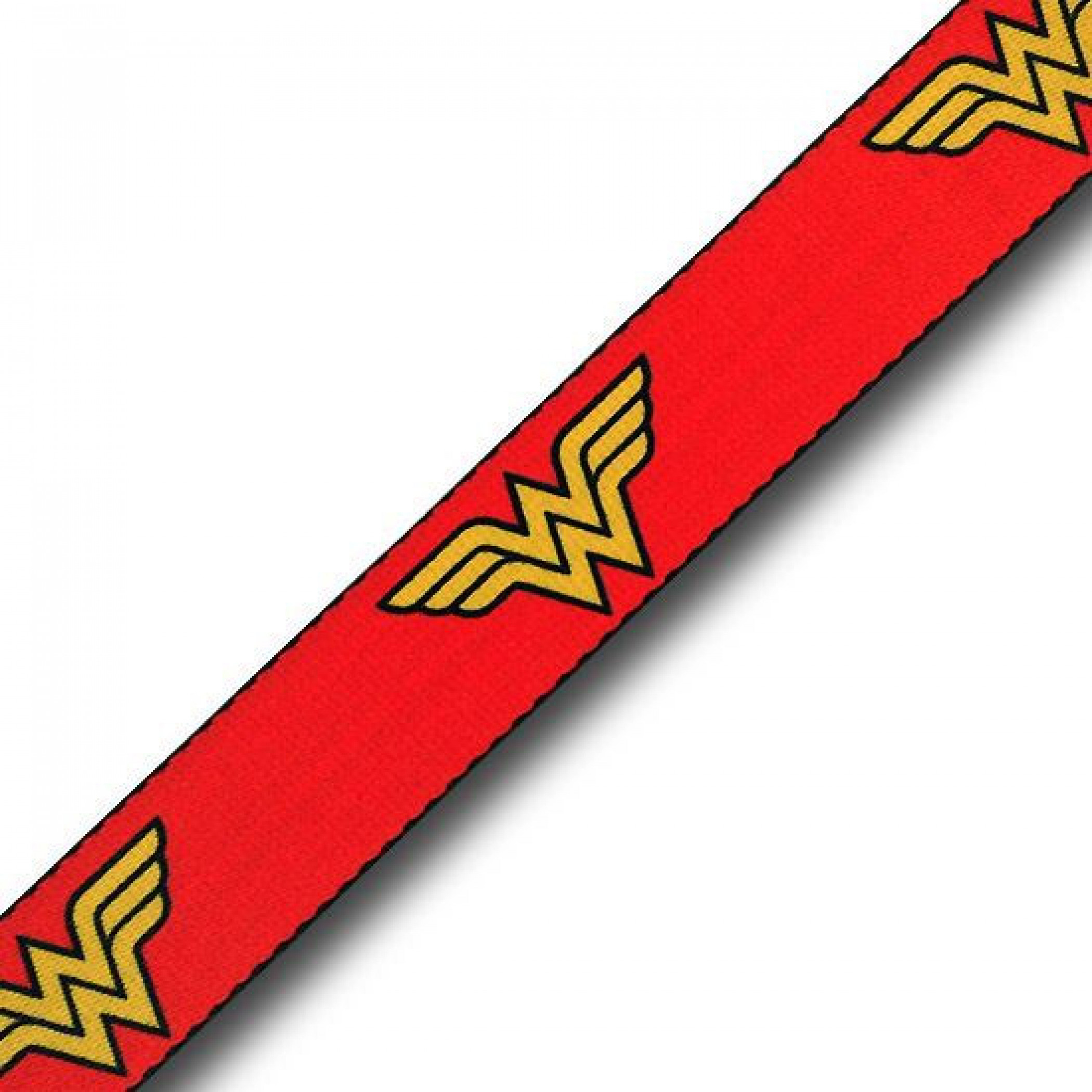 Wonder Woman Symbols Red Adult Web Belt