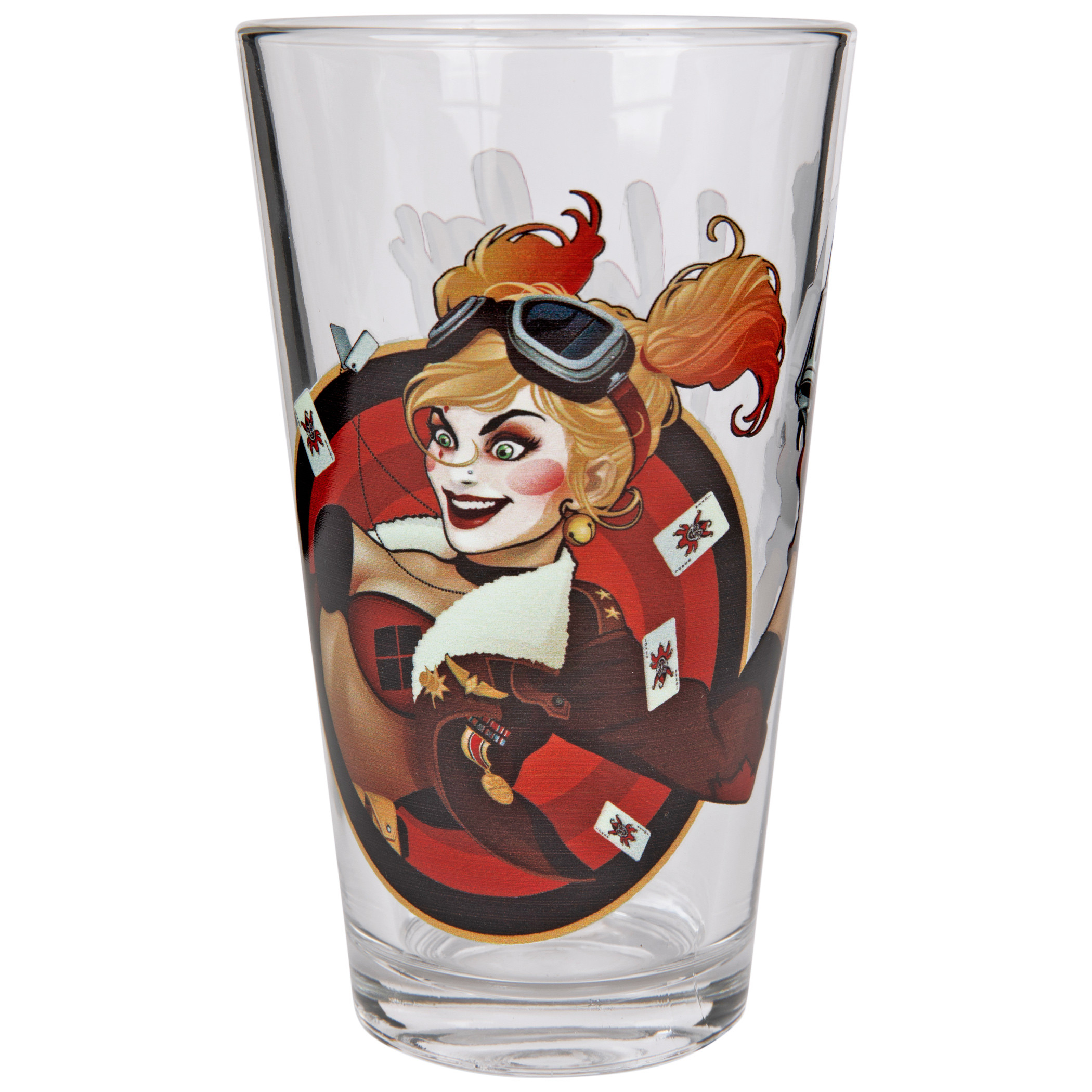Harley Quinn Pint Glass 