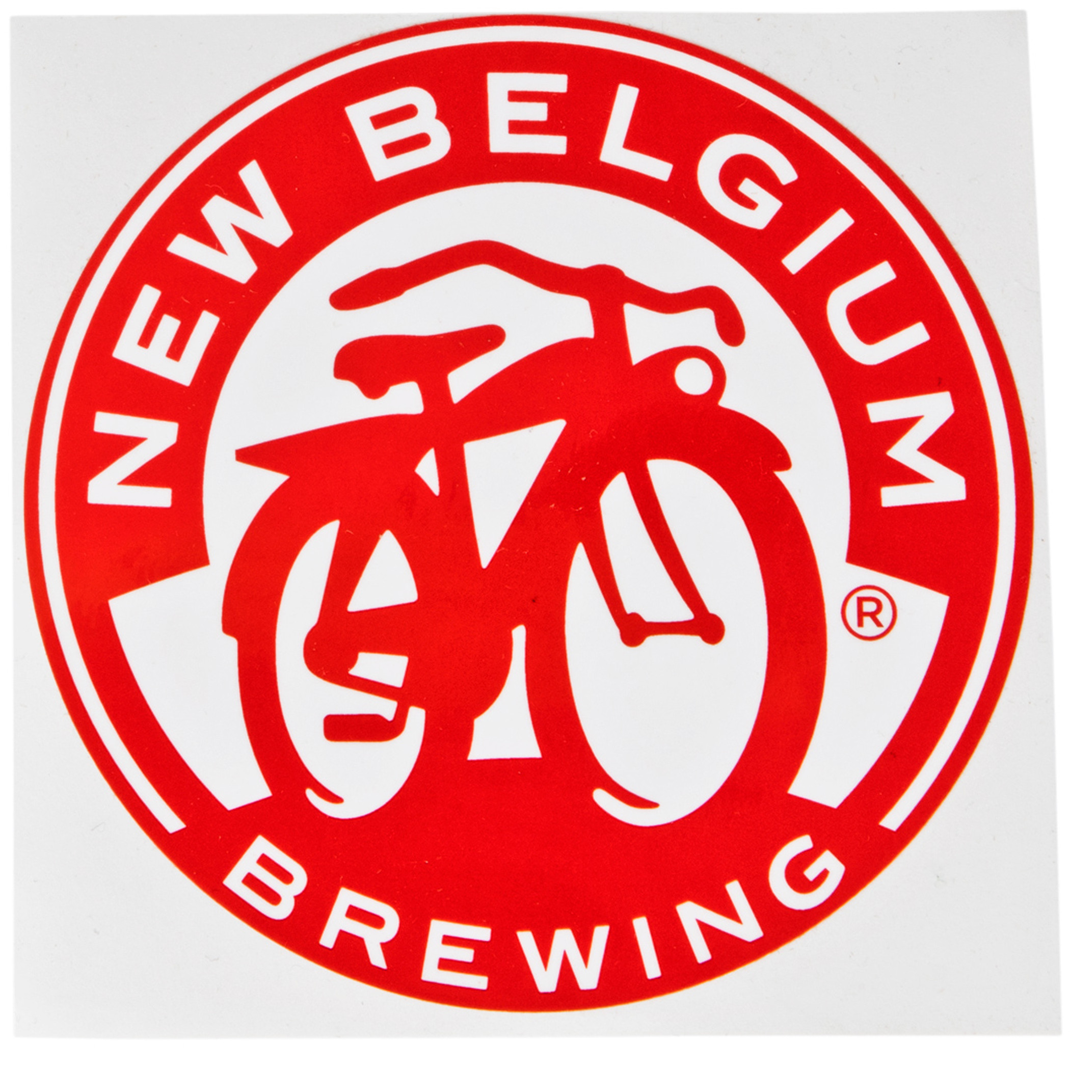 NEW BELGIUM BREWING Promo Sticker BICYCLE LOGO craft beer brewery Fat Tire 