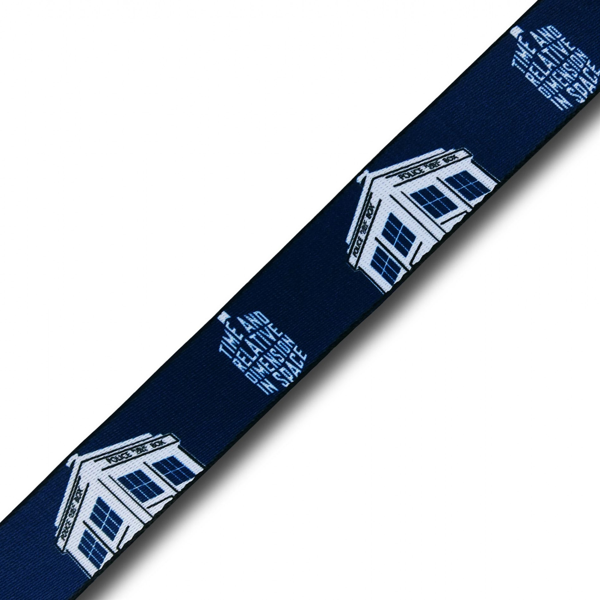 Doctor Who Tardis Spelled-Out Web Belt