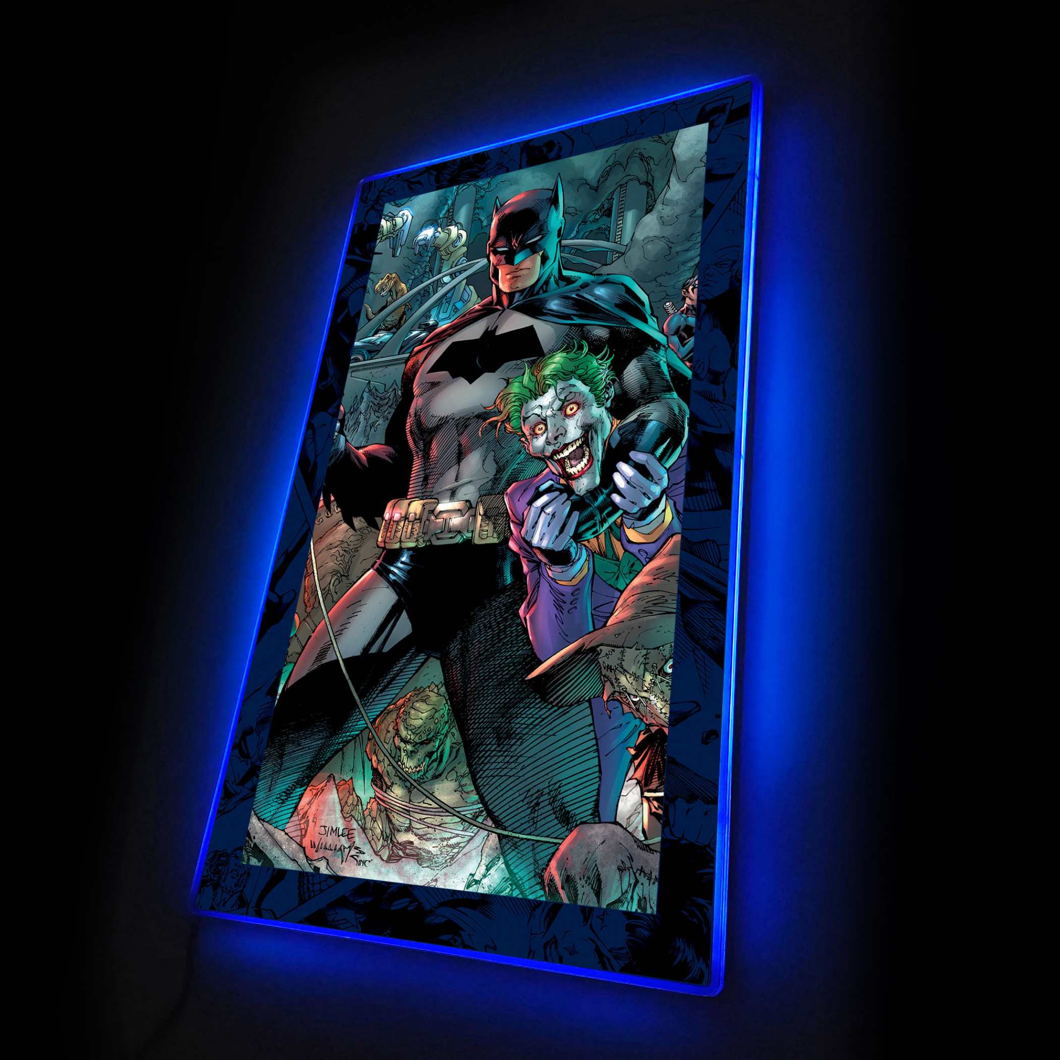 Batman and The Joker LED Mini Poster Mountable Wall Light