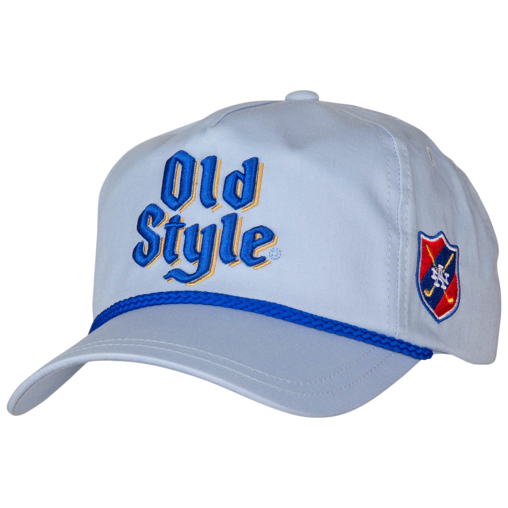 Old Style Roped Brim Adjustable Snapback Hat