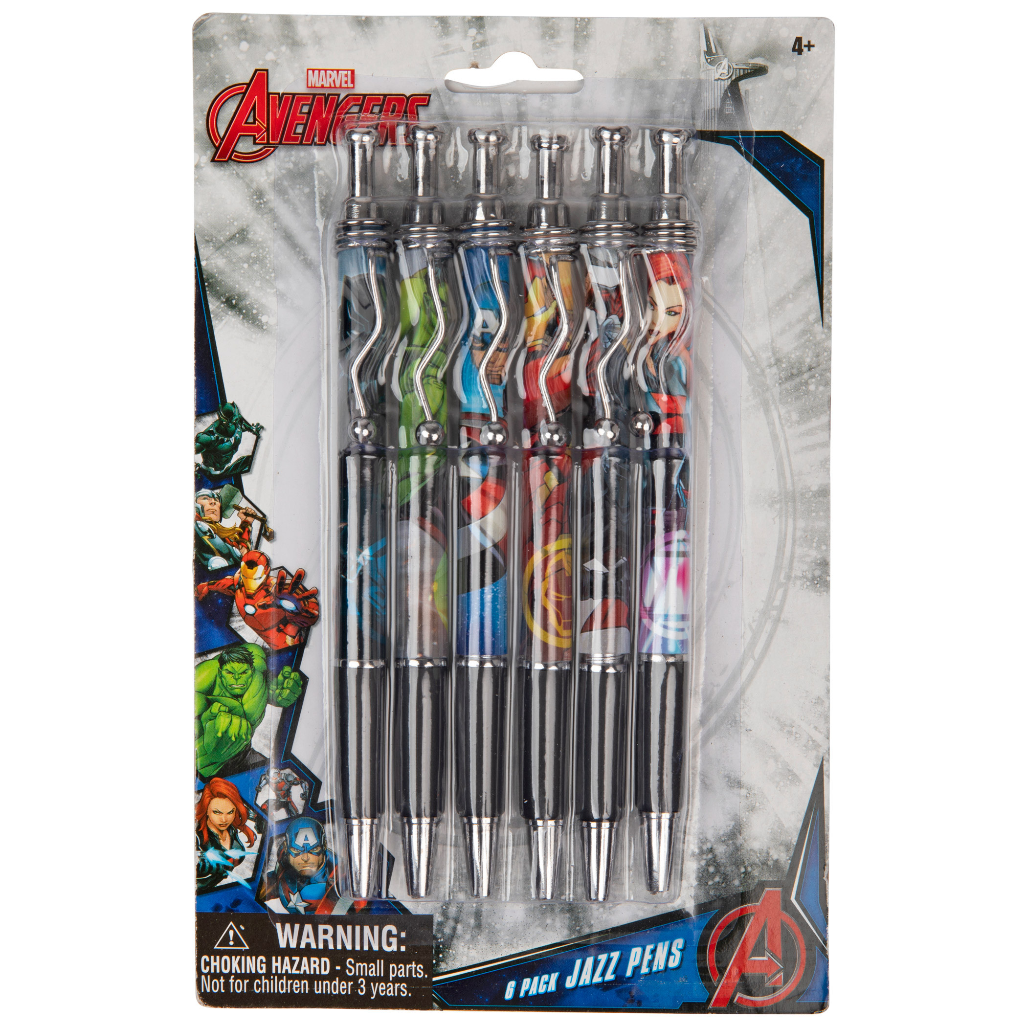 Harry Potter Character Jazz Pens 6 Pack