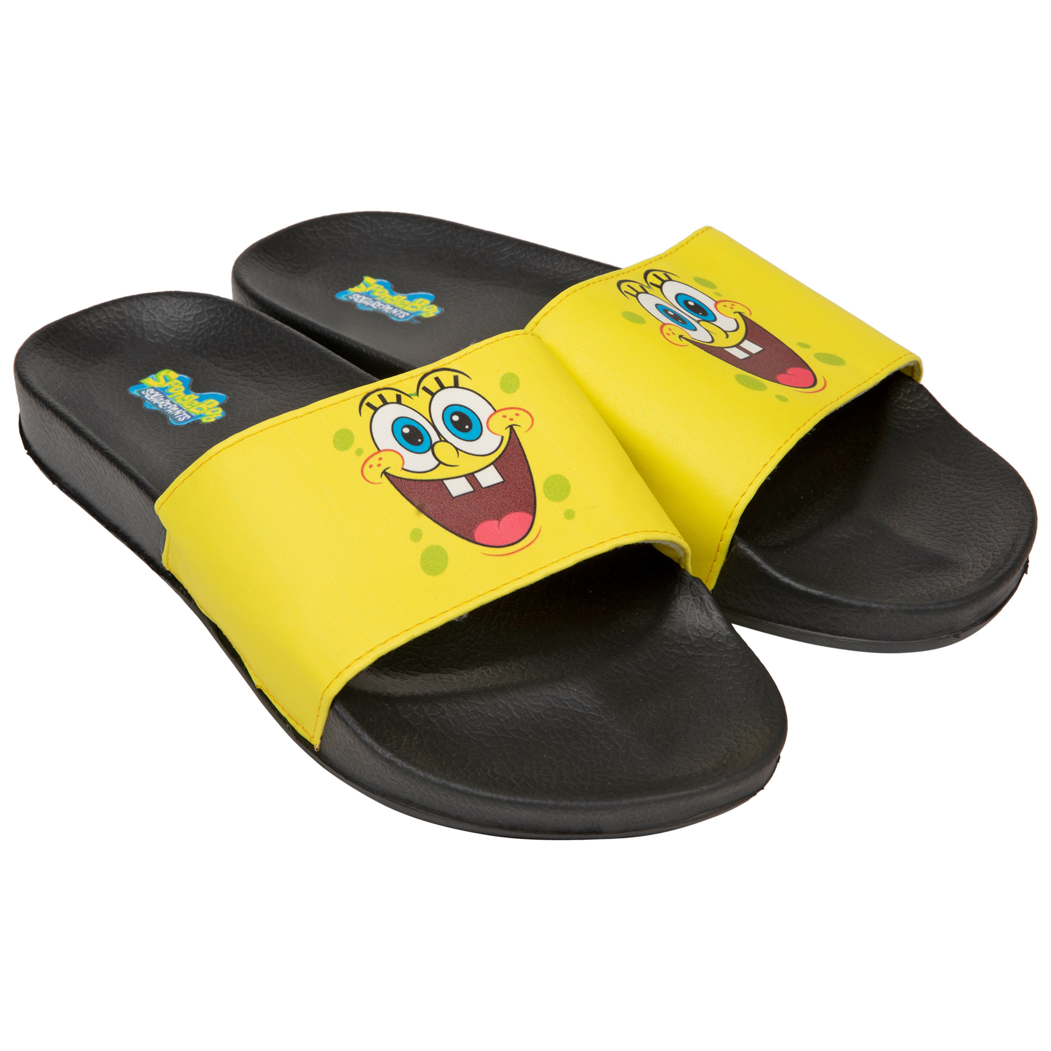 SpongeBob SquarePants Nickelodeon Happy Face Flip Flop Slides