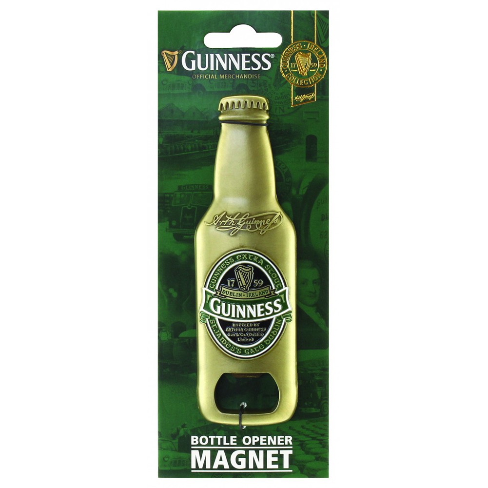Guinness Ireland 3d Bottle Opener Magnet