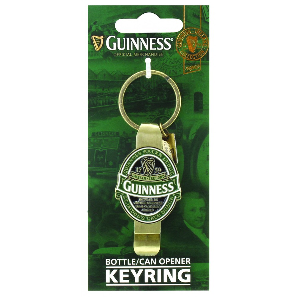 Guinness Ireland Bottle Opener Keychain