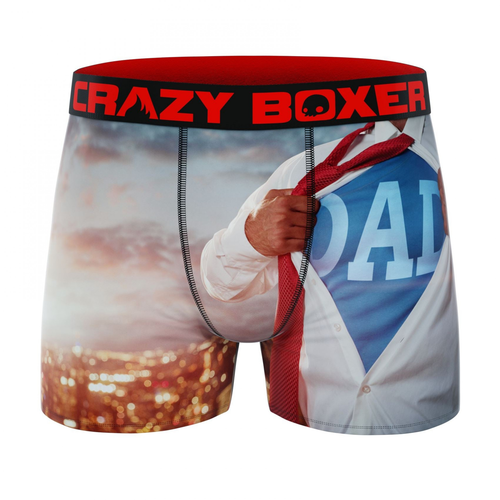 Crazy Boxer Super Dad Men's Boxer Briefs