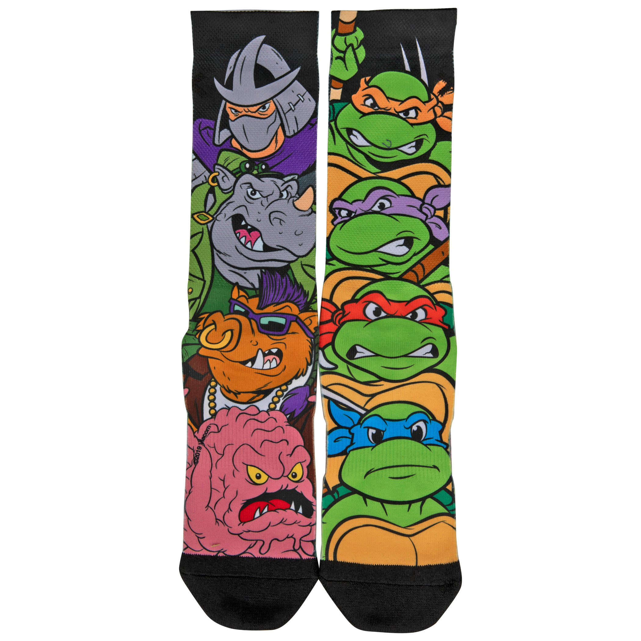 Teenage Mutant Ninja Turtles Series Leonardo Character Design Crew Socks