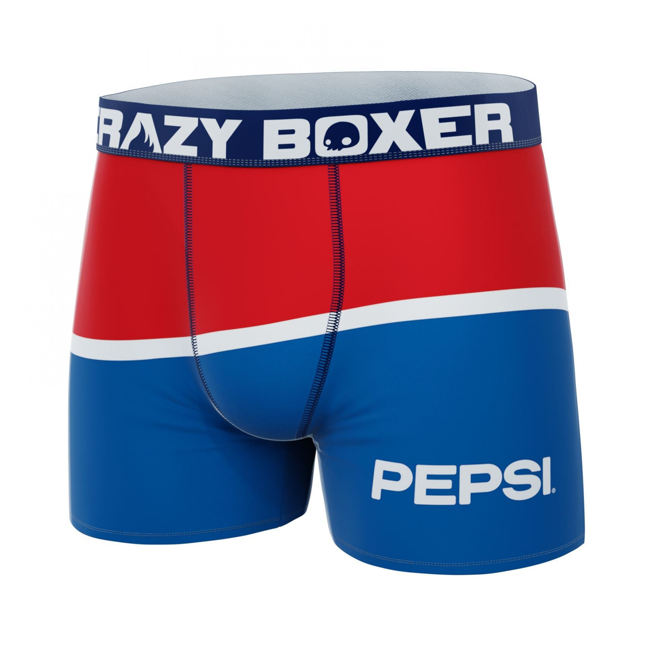 Crazy Boxer Pepsi Cola Large Color Logo Print Men's Boxer Briefs