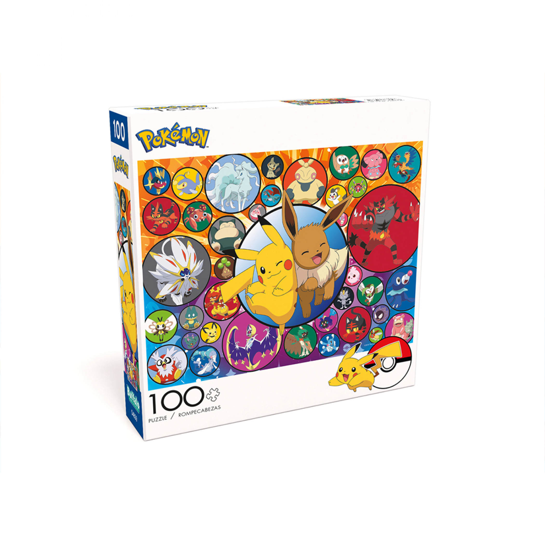 Nintendo Pokemon 100 Piece Jigsaw Puzzle Pikachu & Eevee Buffalo Games