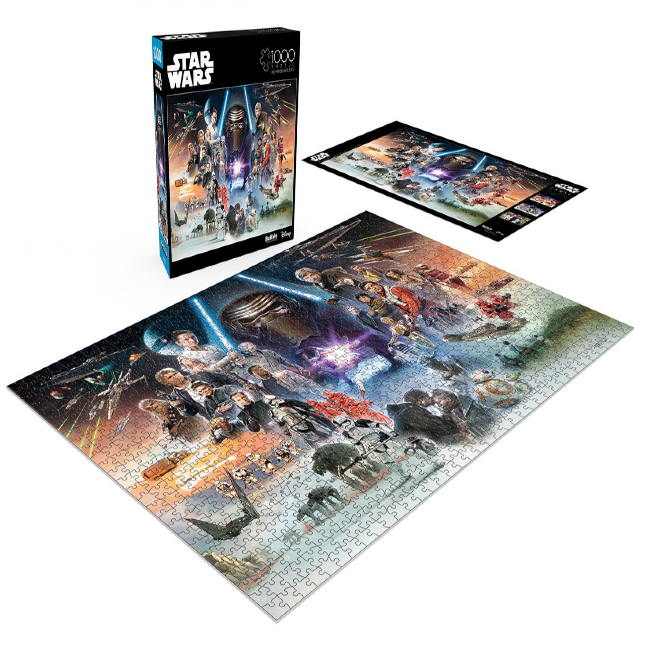 Puzzle Star Wars Saga: R2-D2 & C-3PO, 1 000 pieces