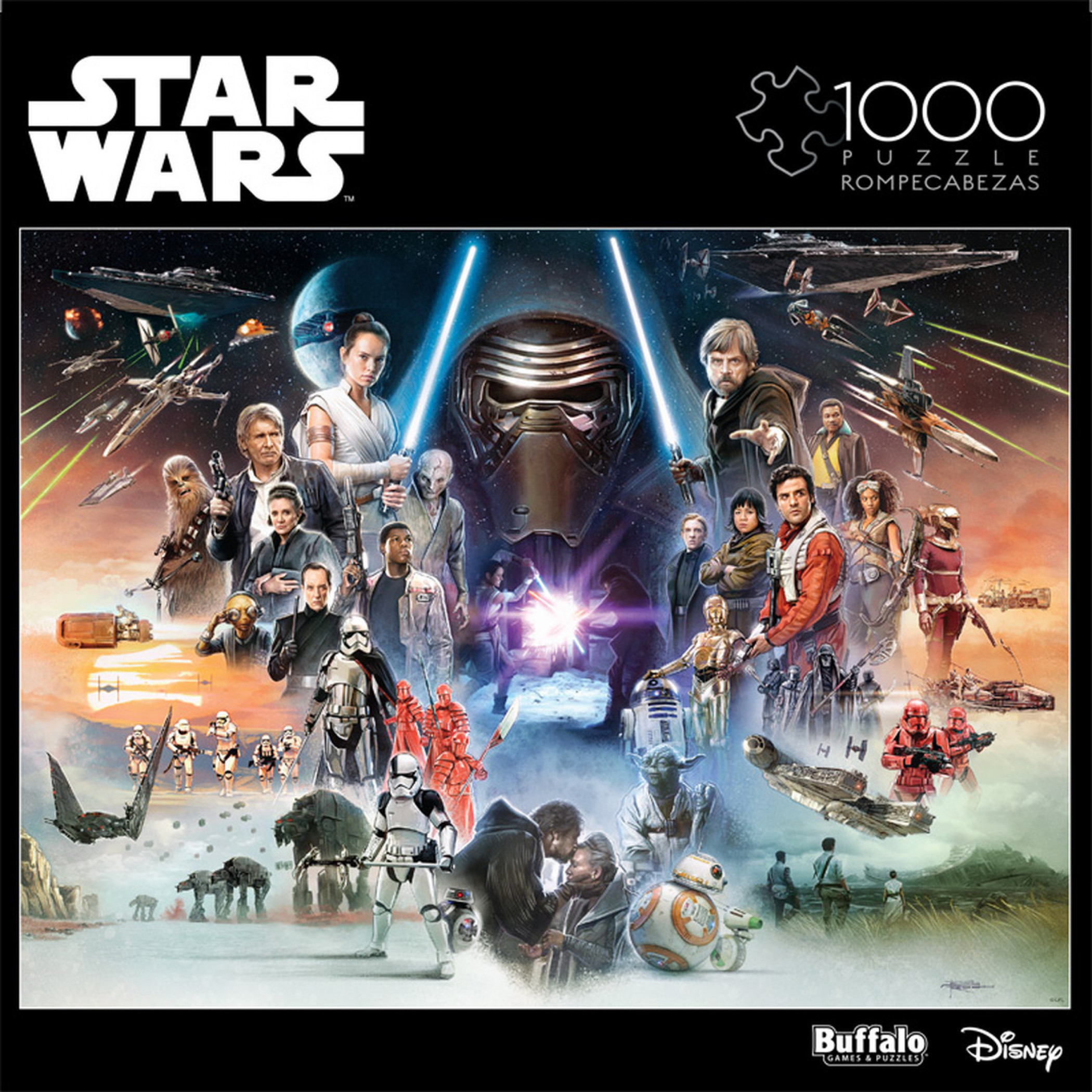 impact deepen arch Star Wars Skywalker Saga 1000 Piece Buffalo Games Jigsaw Puzzle