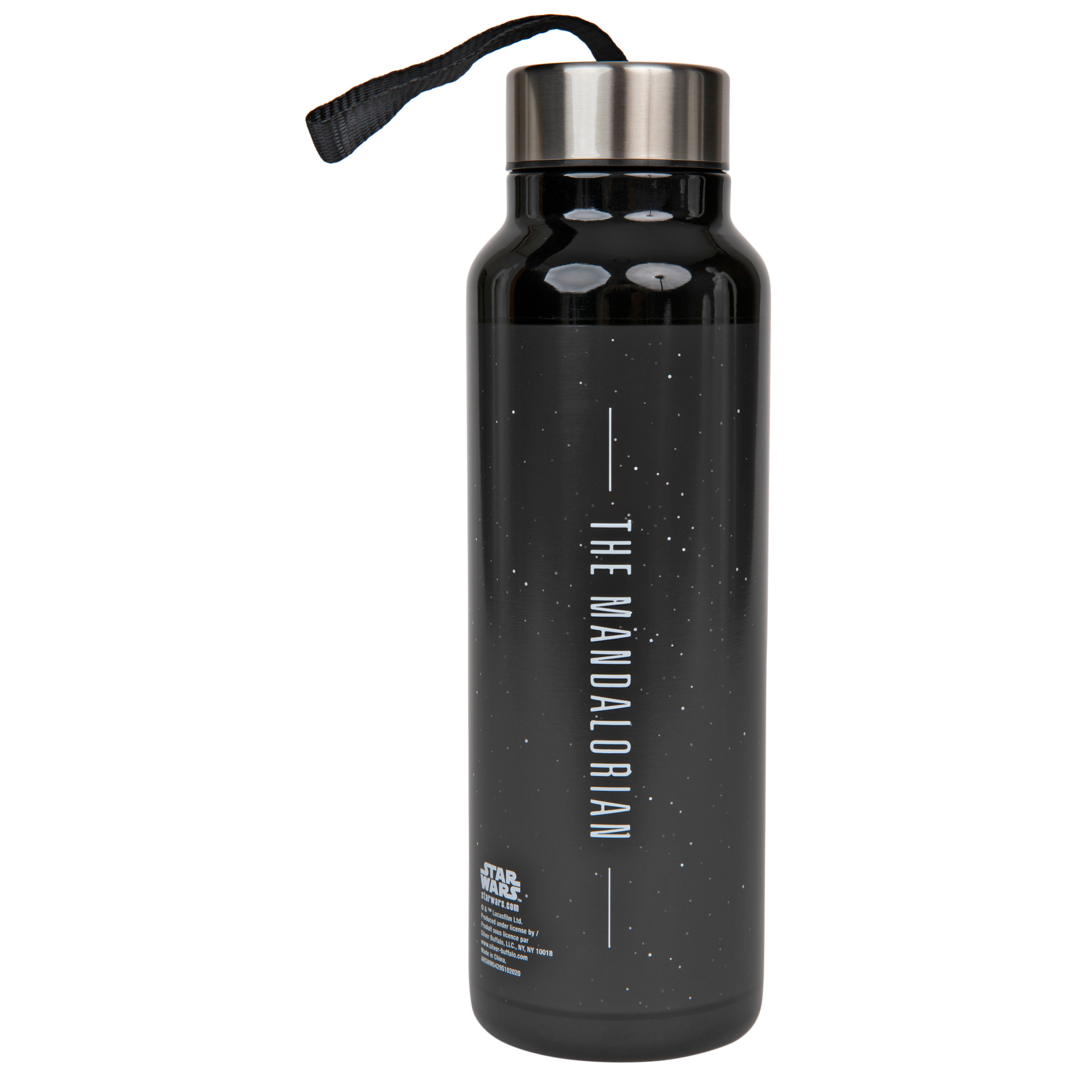 Silver Buffalo 27oz. Stainless Steel Water Bottle